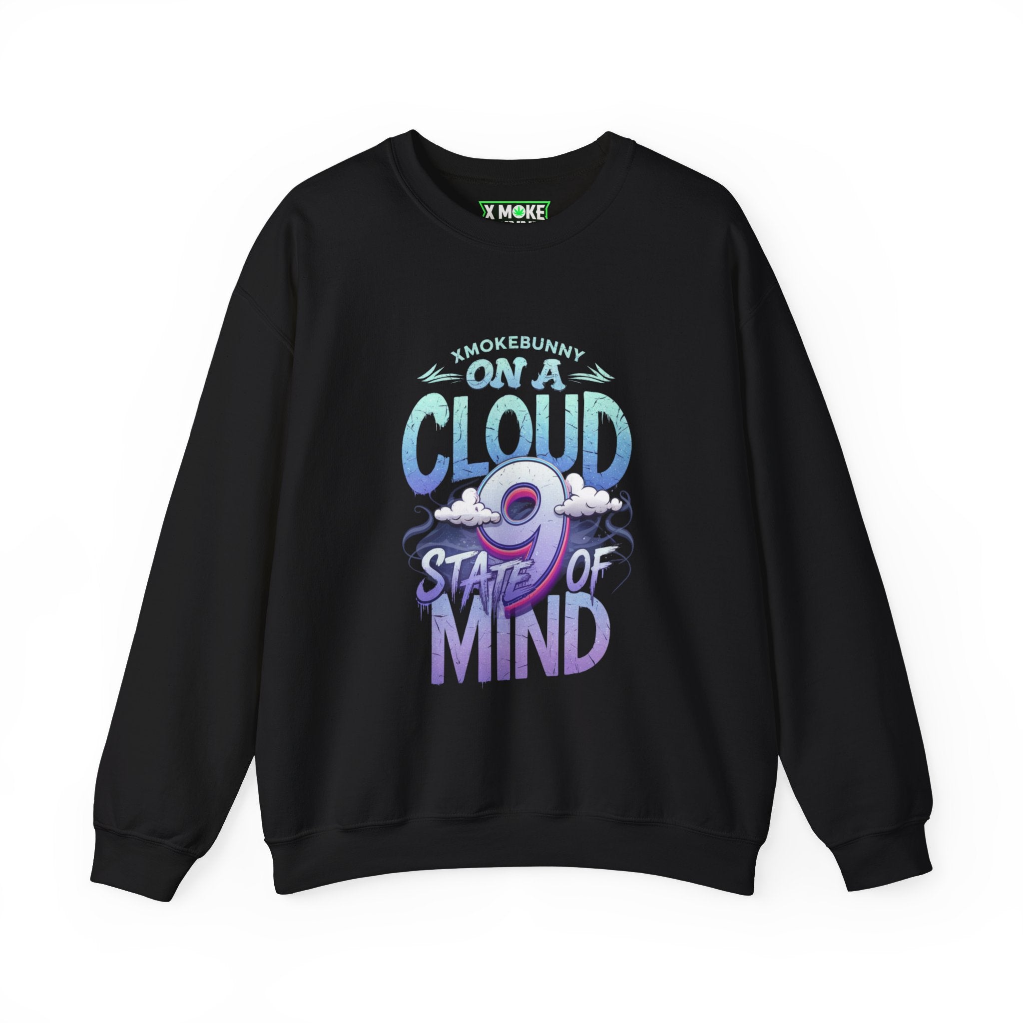 On A Cloud 9, State Of Mind- Casual Graphic Sweatshirt for Adventurers