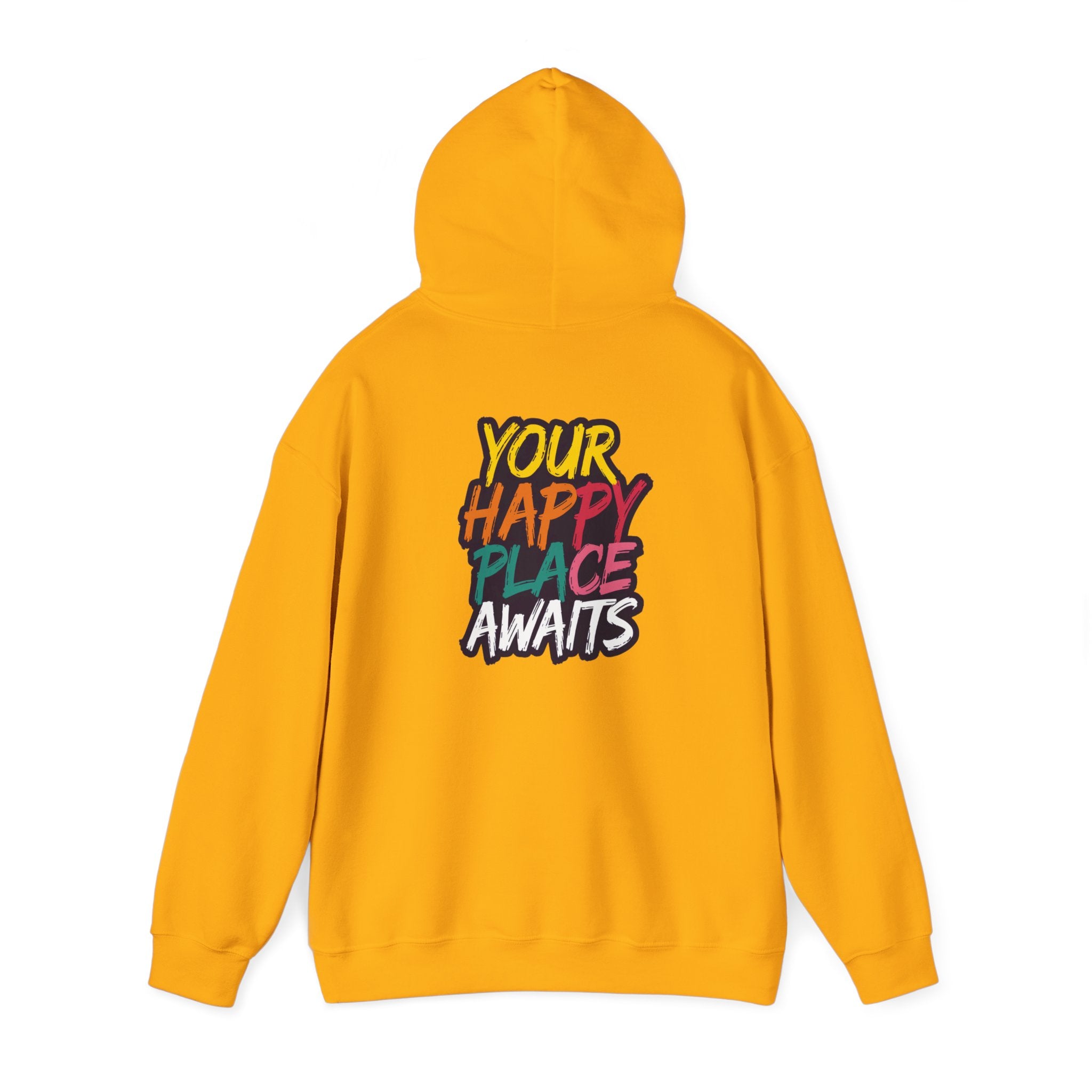 Your Happy Place Awaits' Design - New Year Crewneck Hoodie