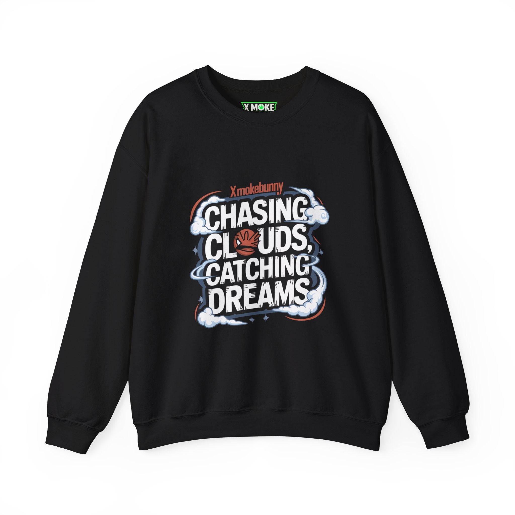 Chasing Clouds And Catching Dreams- Casual Graphic Sweatshirt for Adventurers