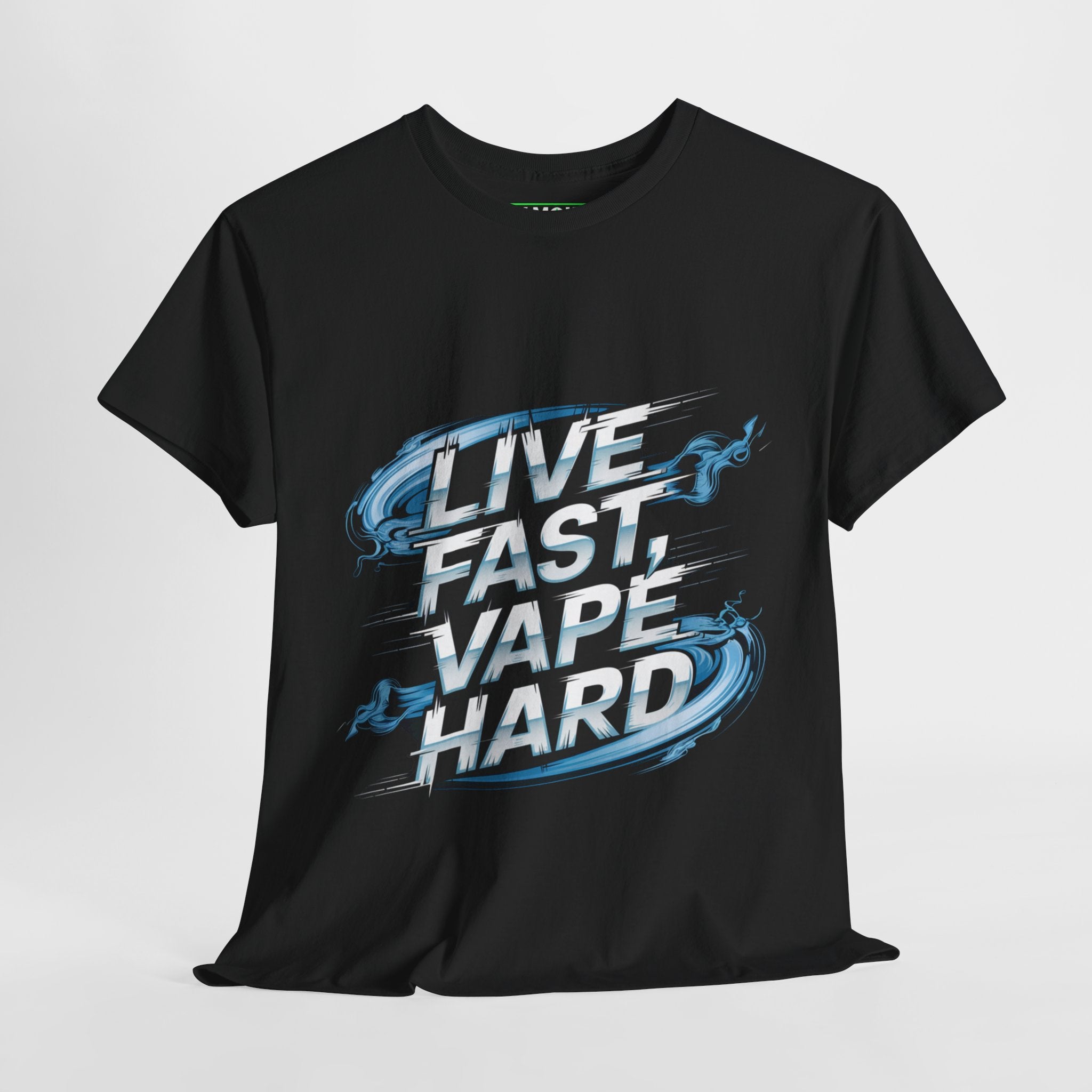 Live Fast, Vape Hard- Casual Graphic T-Shirt for Adventurers