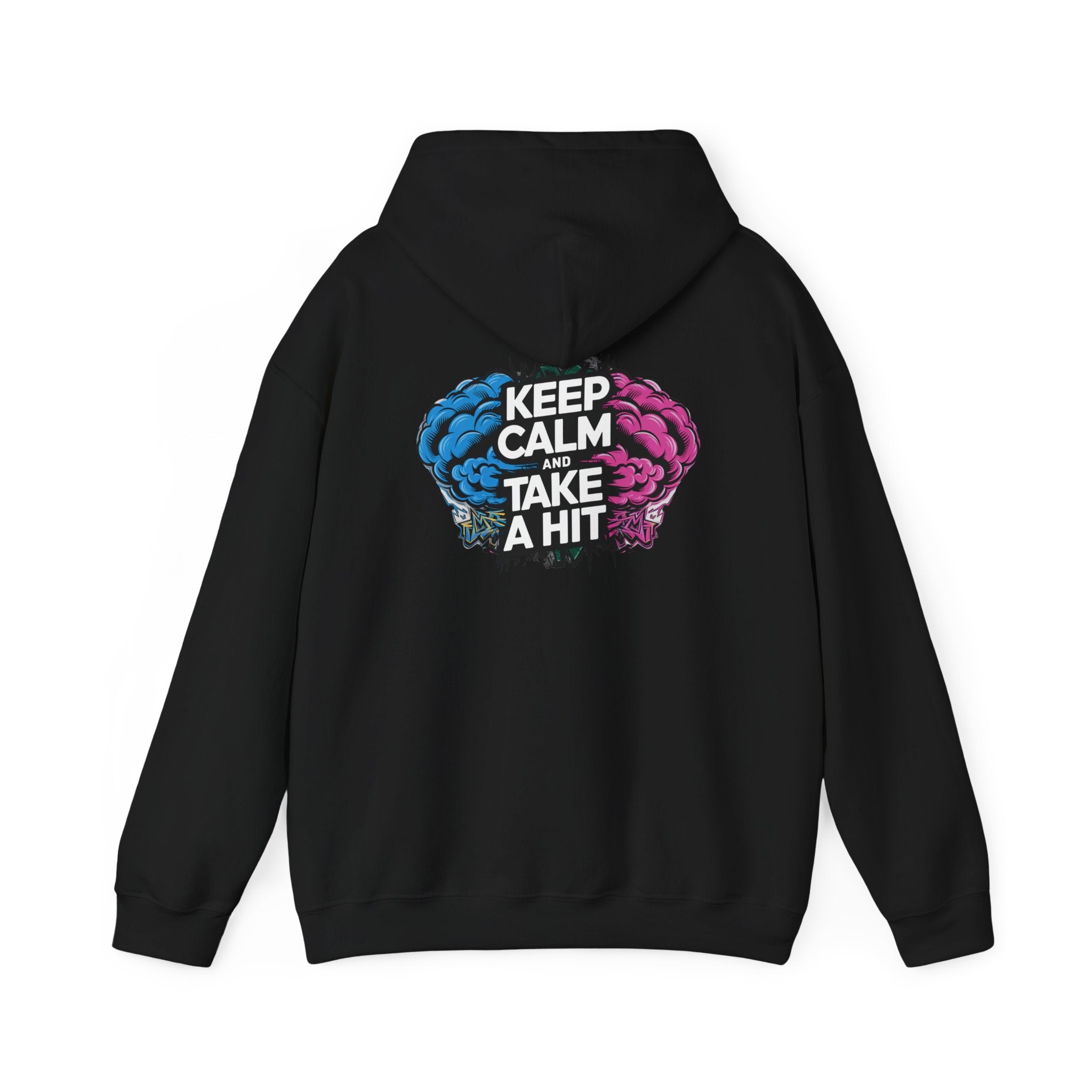 Keep Calm And Take A Hit- Casual Graphic Hoodies for Adventurers