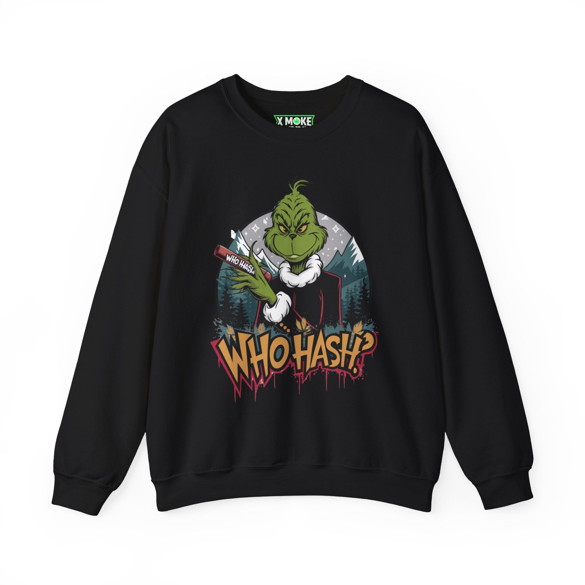 Who Hash? Christmas Crewneck Sweatshirt