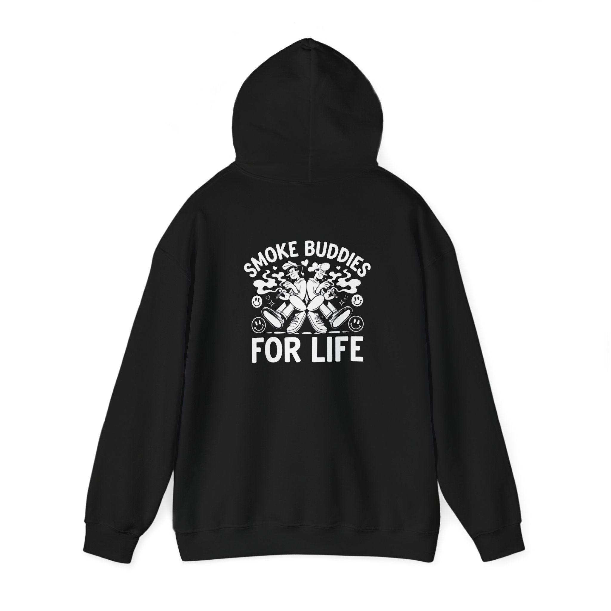 Smoke Buddies For Life- Casual Graphic Hoodies for Adventurers