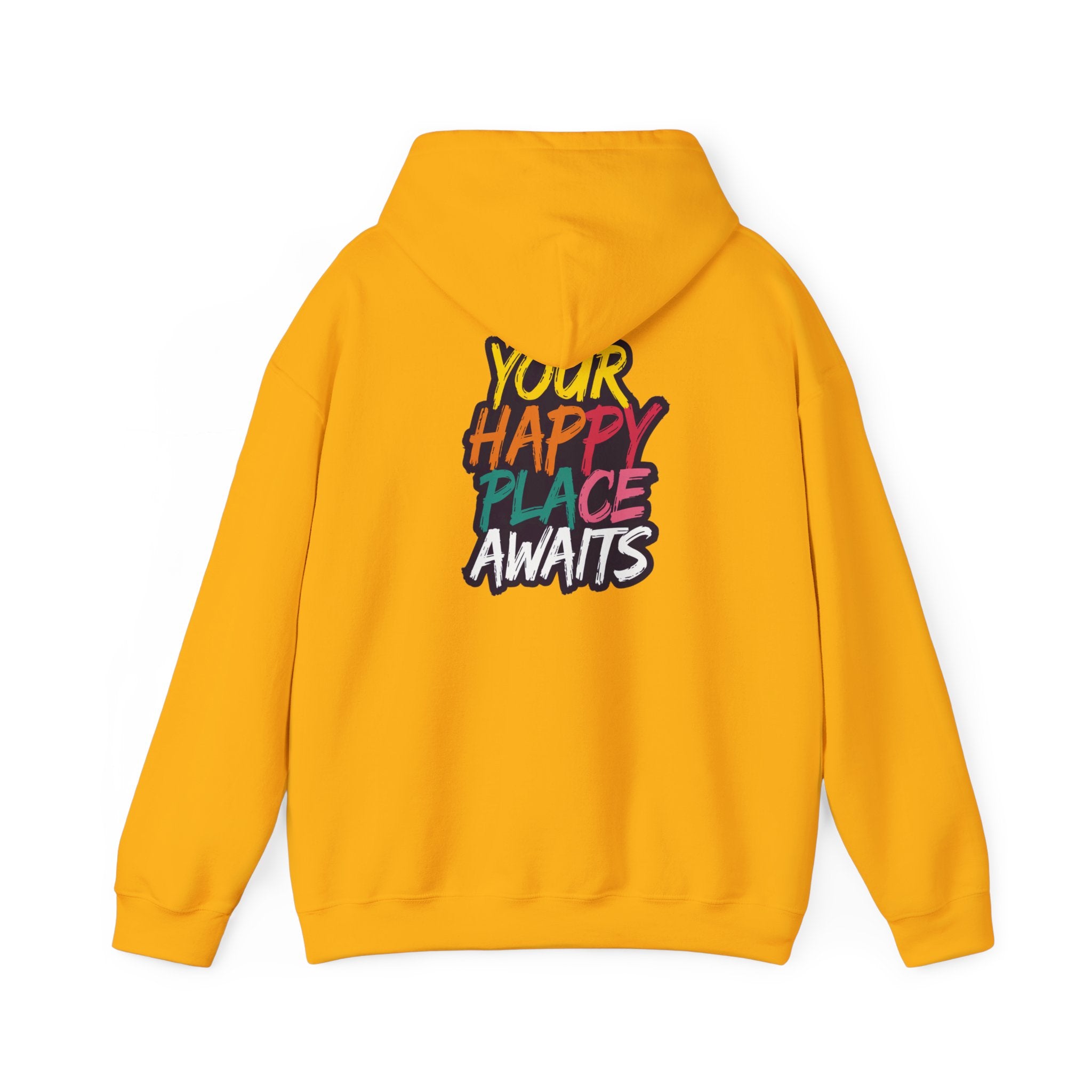 Your Happy Place Awaits' Design - New Year Crewneck Hoodie