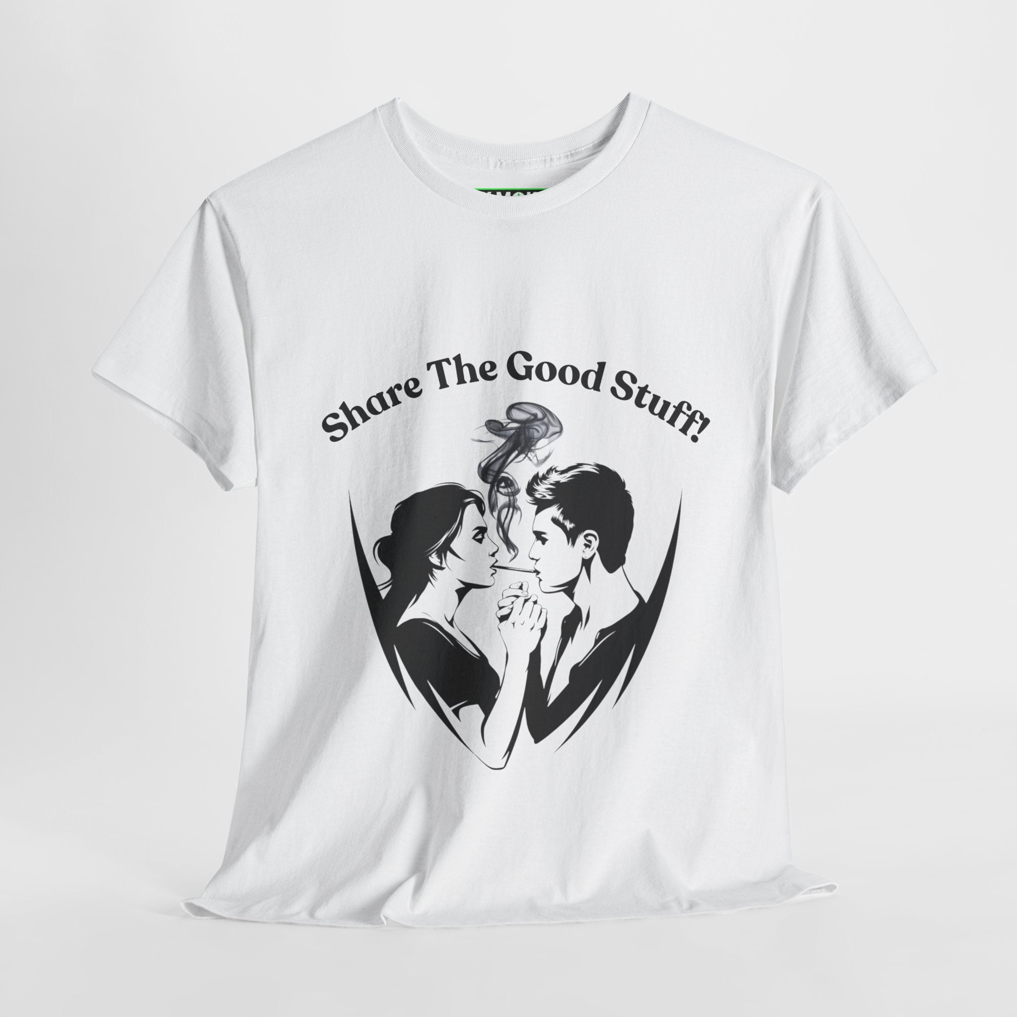 Share The Good Stuff! Christmas Crewneck T-Shirt