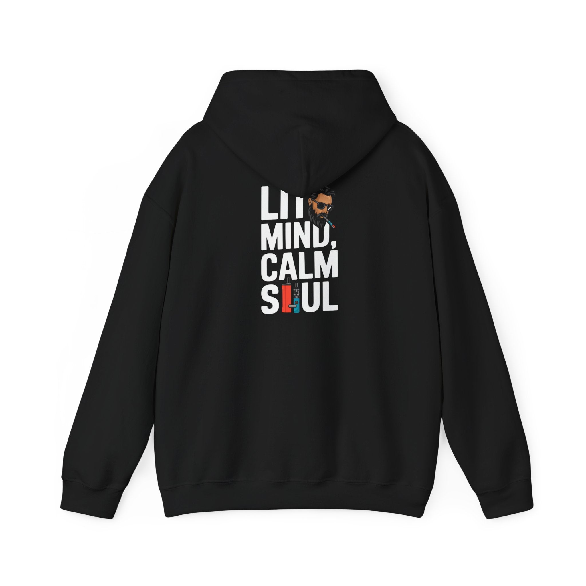 Lit Mind, Calm Soul- Casual Graphic Hoodies for Adventurers