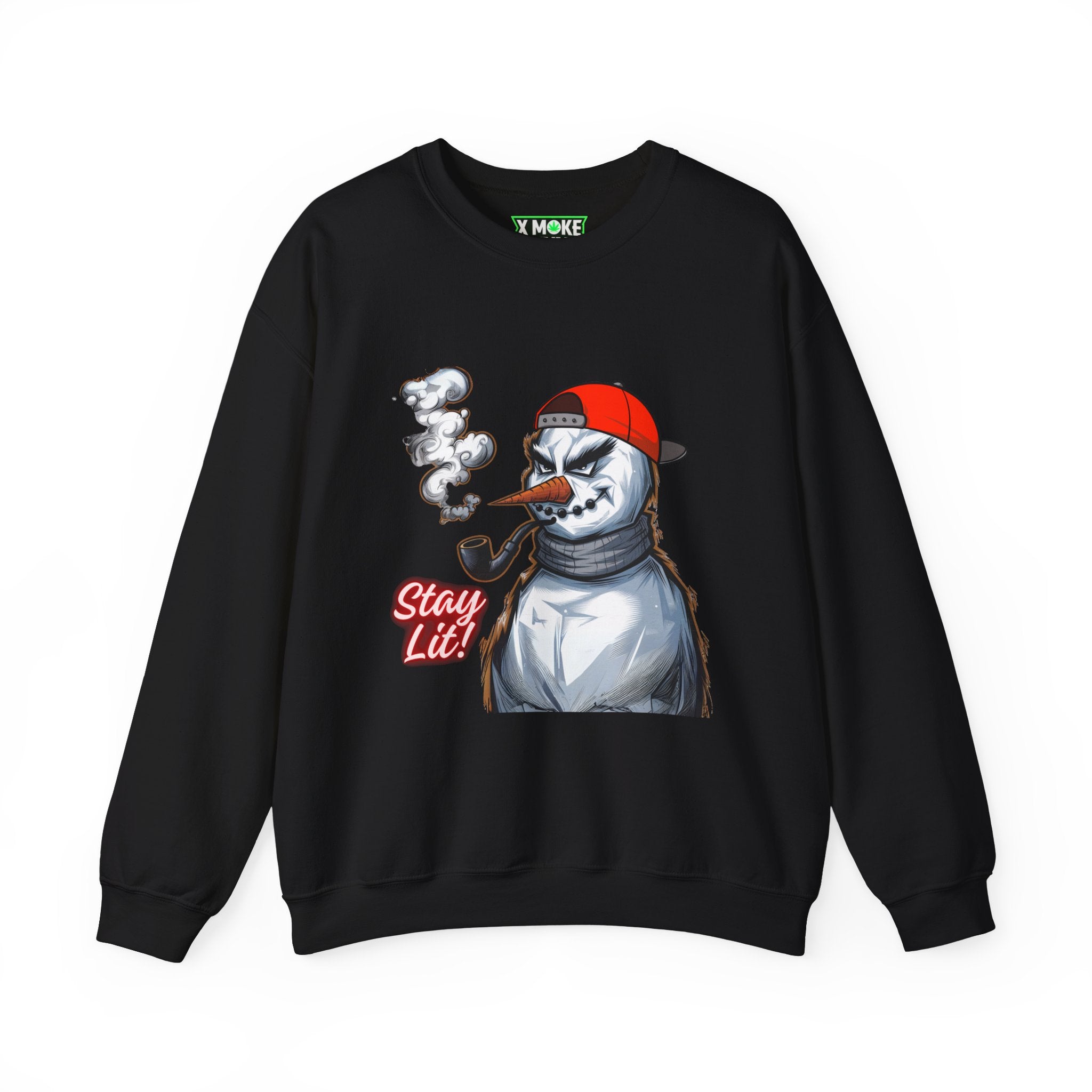 Stay Lit! Christmas Crewneck Sweatshirt