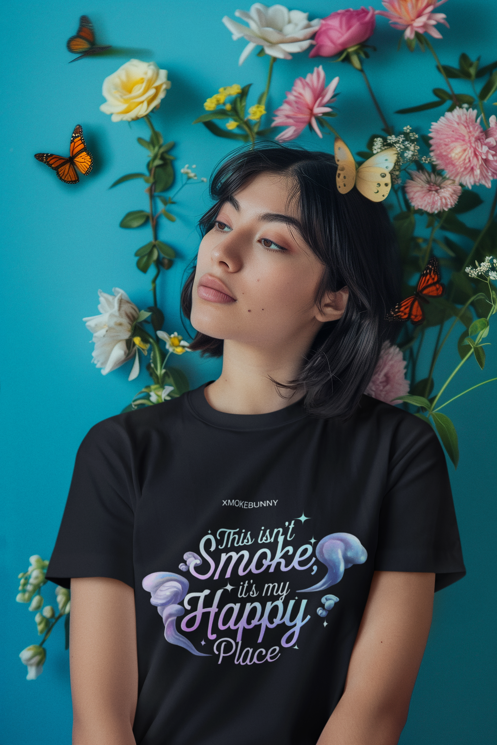 This Isn't Smoke, It's My Happy Place- Casual Graphic T-Shirt for Adventurers