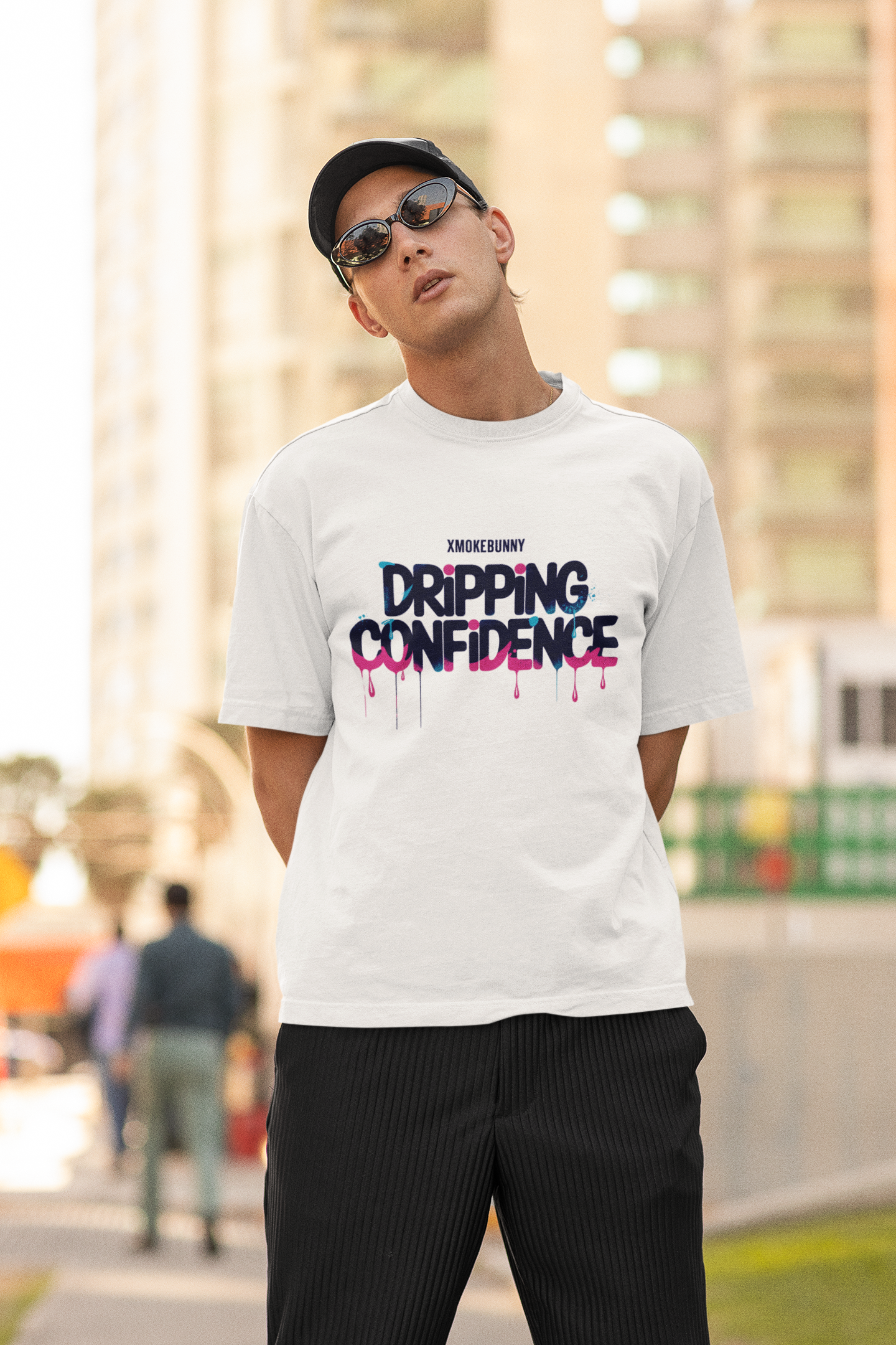 Dripping Confidence- Casual Graphic T-Shirt for Adventurers