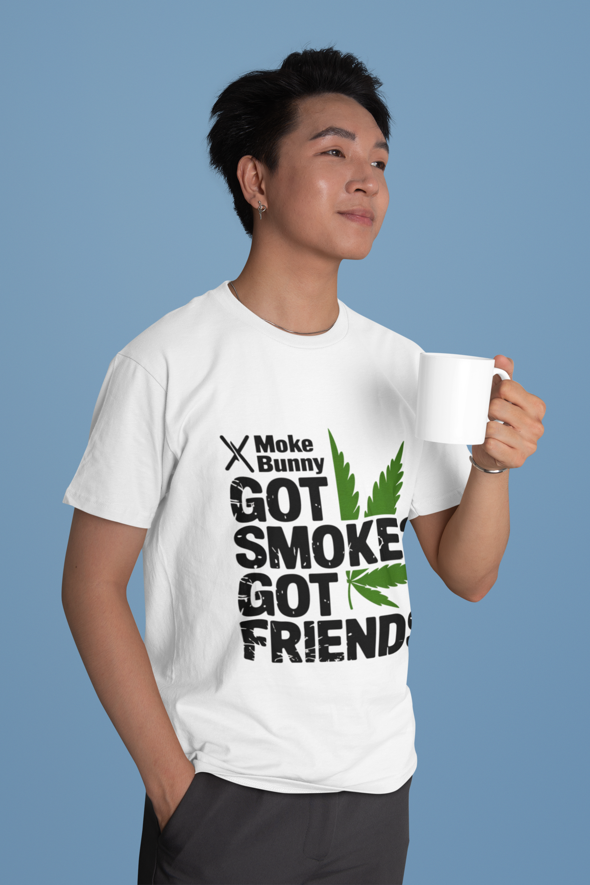 Got Smoke? Got Friends- Casual Graphic T-Shirt for Adventurers