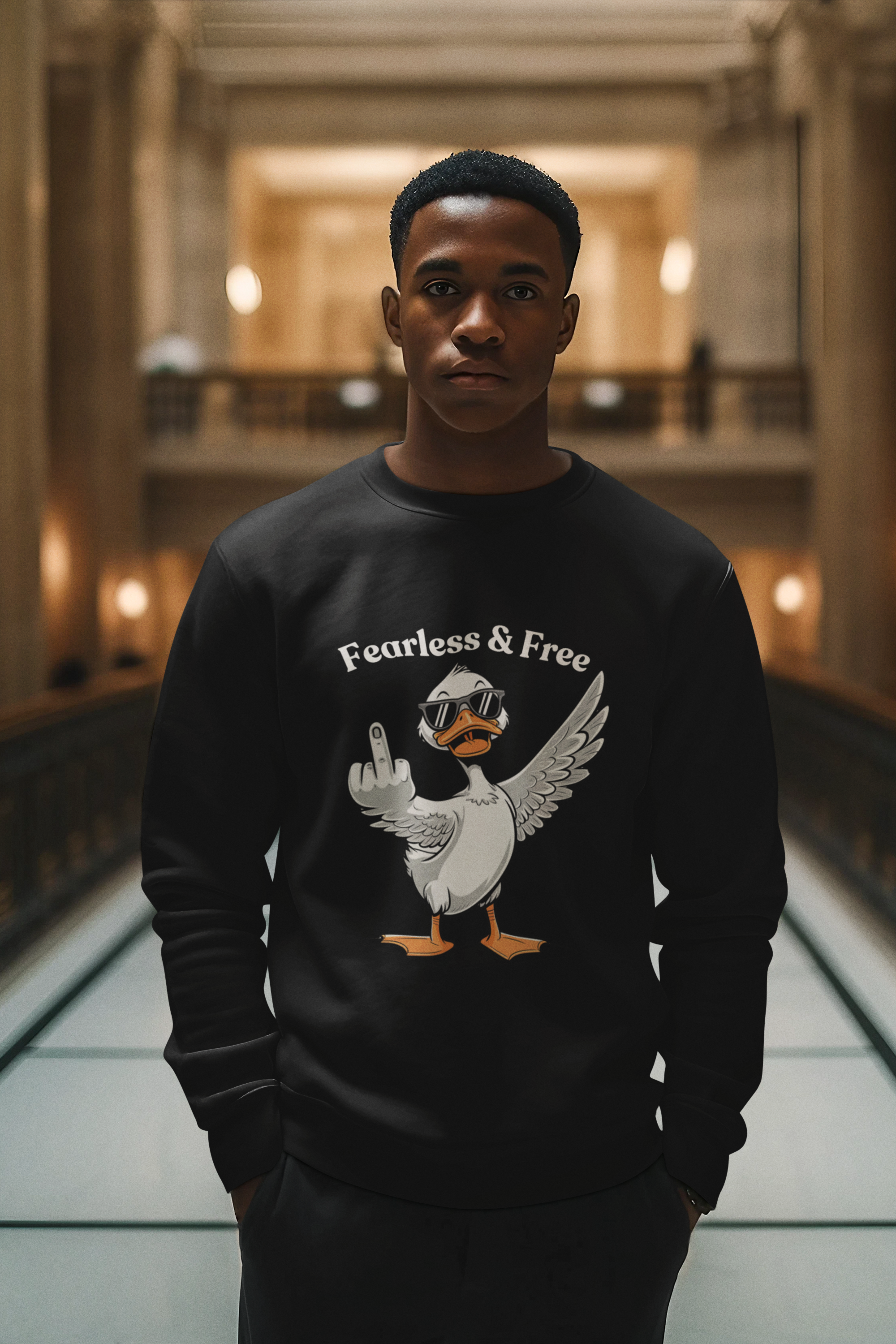 Fearless & Free- Casual Graphic Sweatshirt for Adventurers