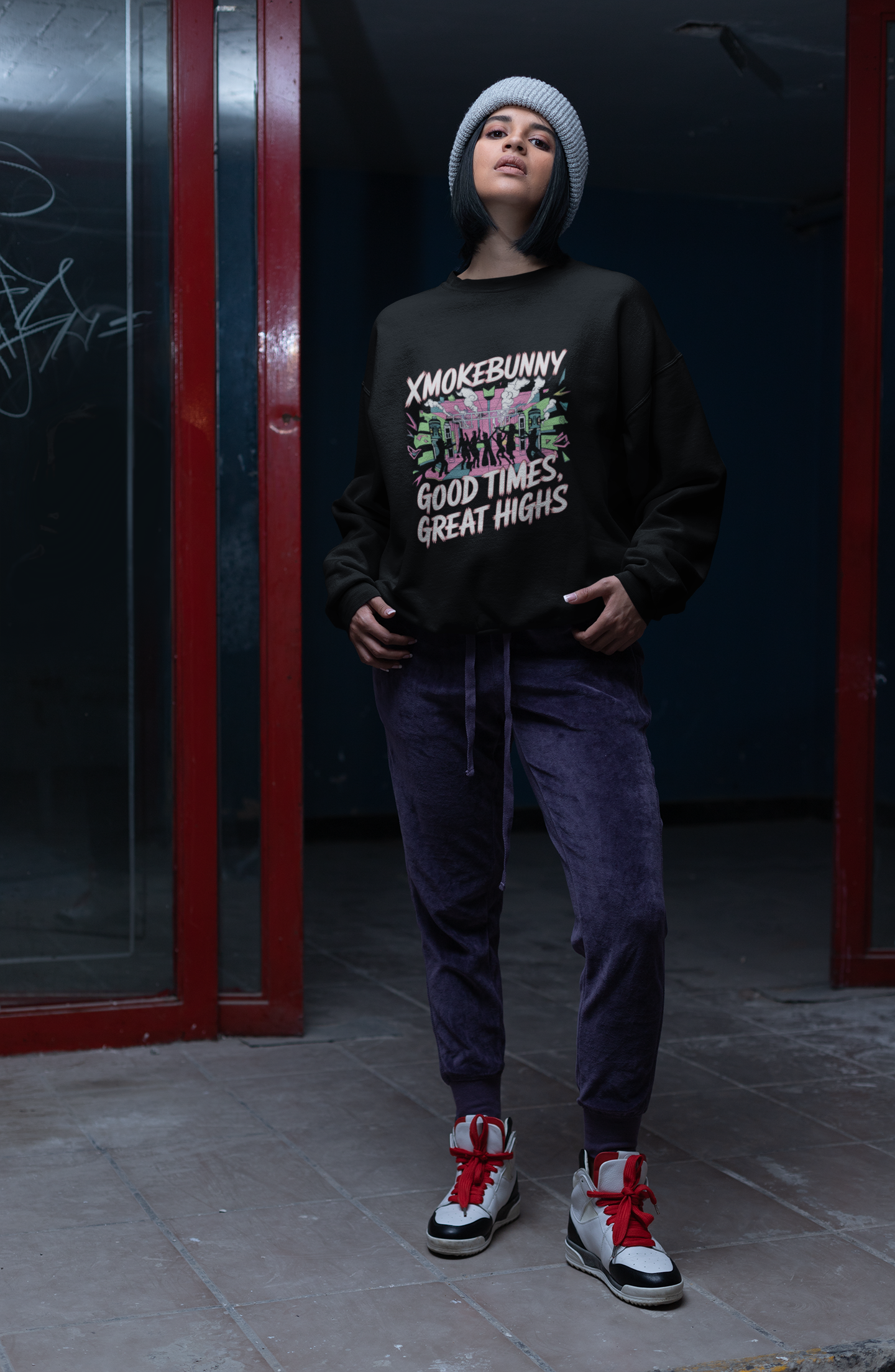 Good Times, Great Highs- Casual Graphic Sweatshirt for Adventurers