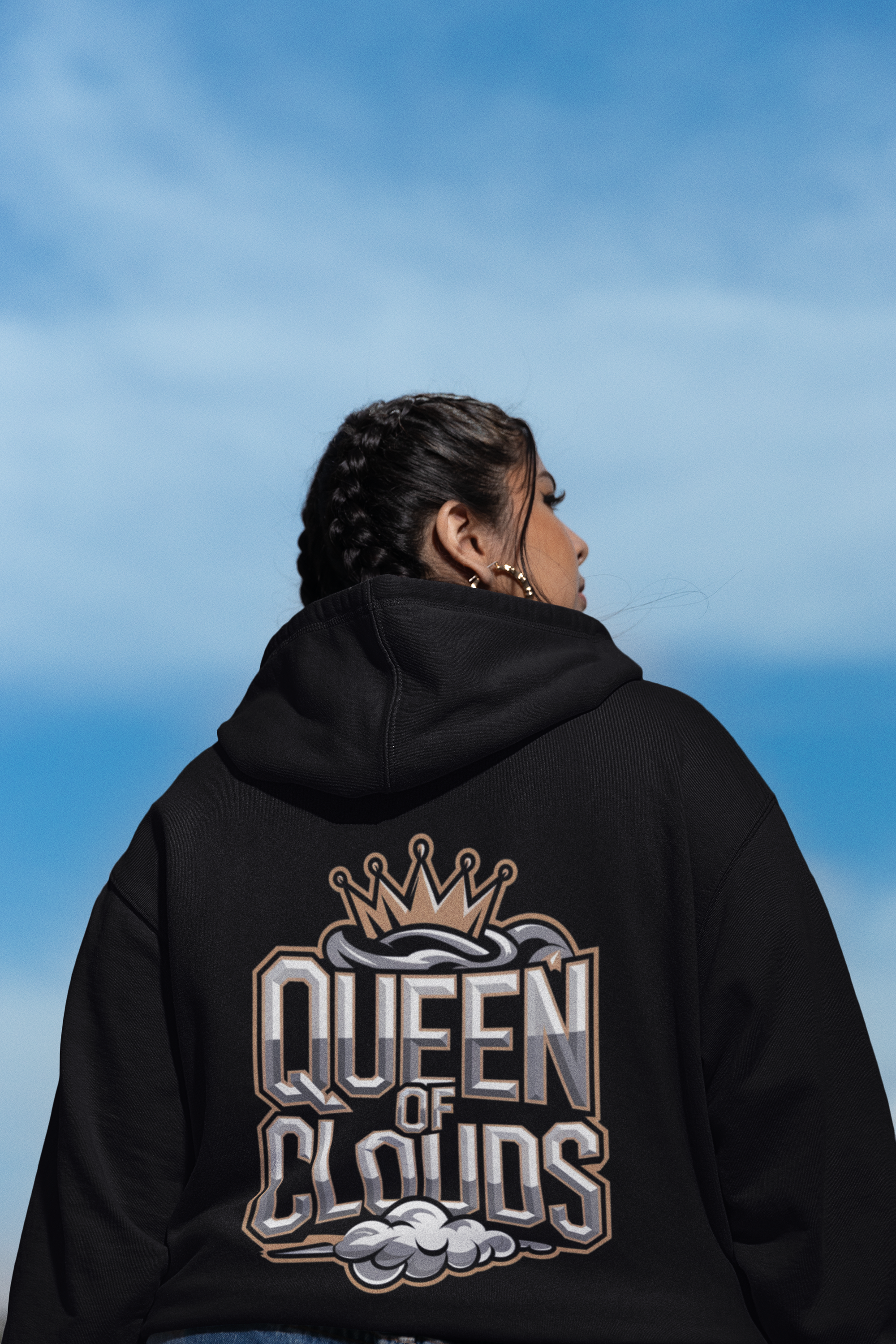 Queen Of Clouds- Casual Graphic Hoodies for Adventurers