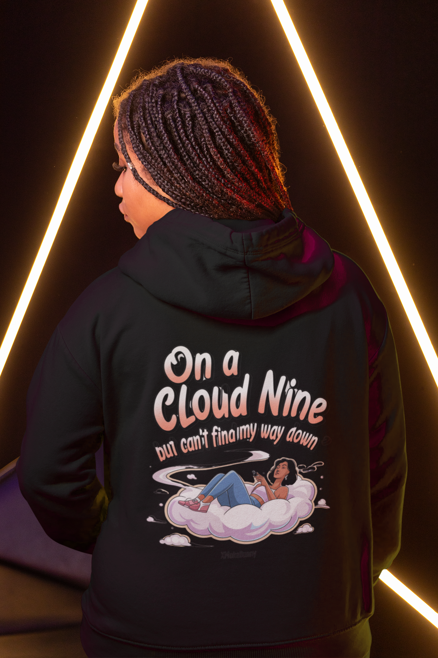 On A Cloud Nine- Casual Graphic Hoodies for Adventurers