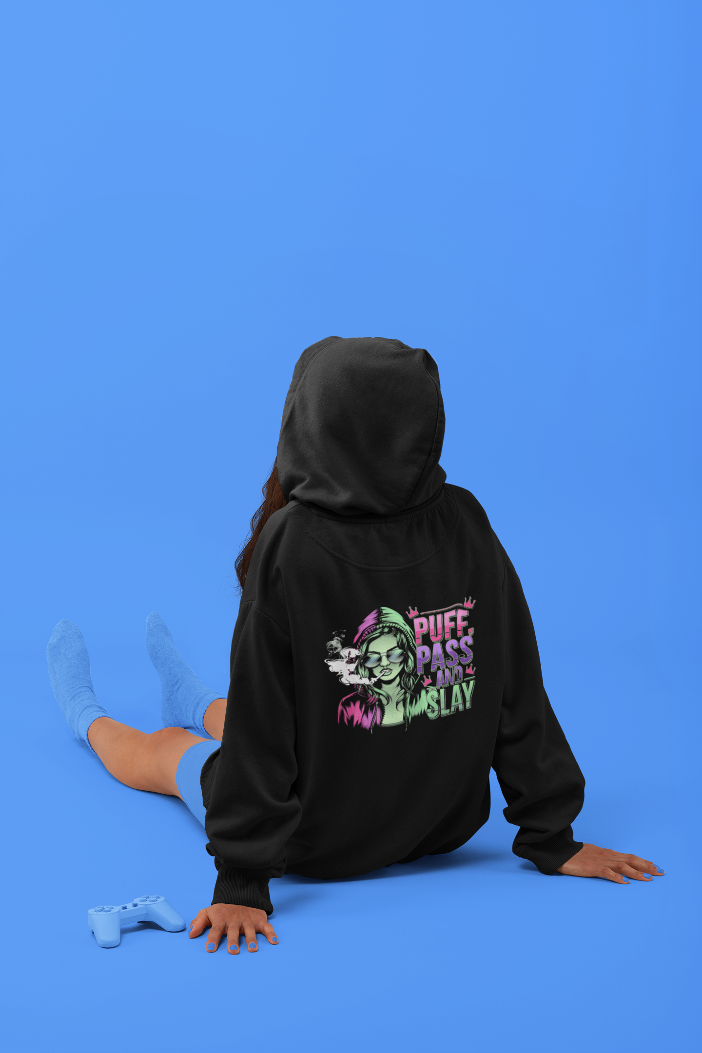 Puff, Pass And Slay- Casual Graphic Hoodies for Adventurers