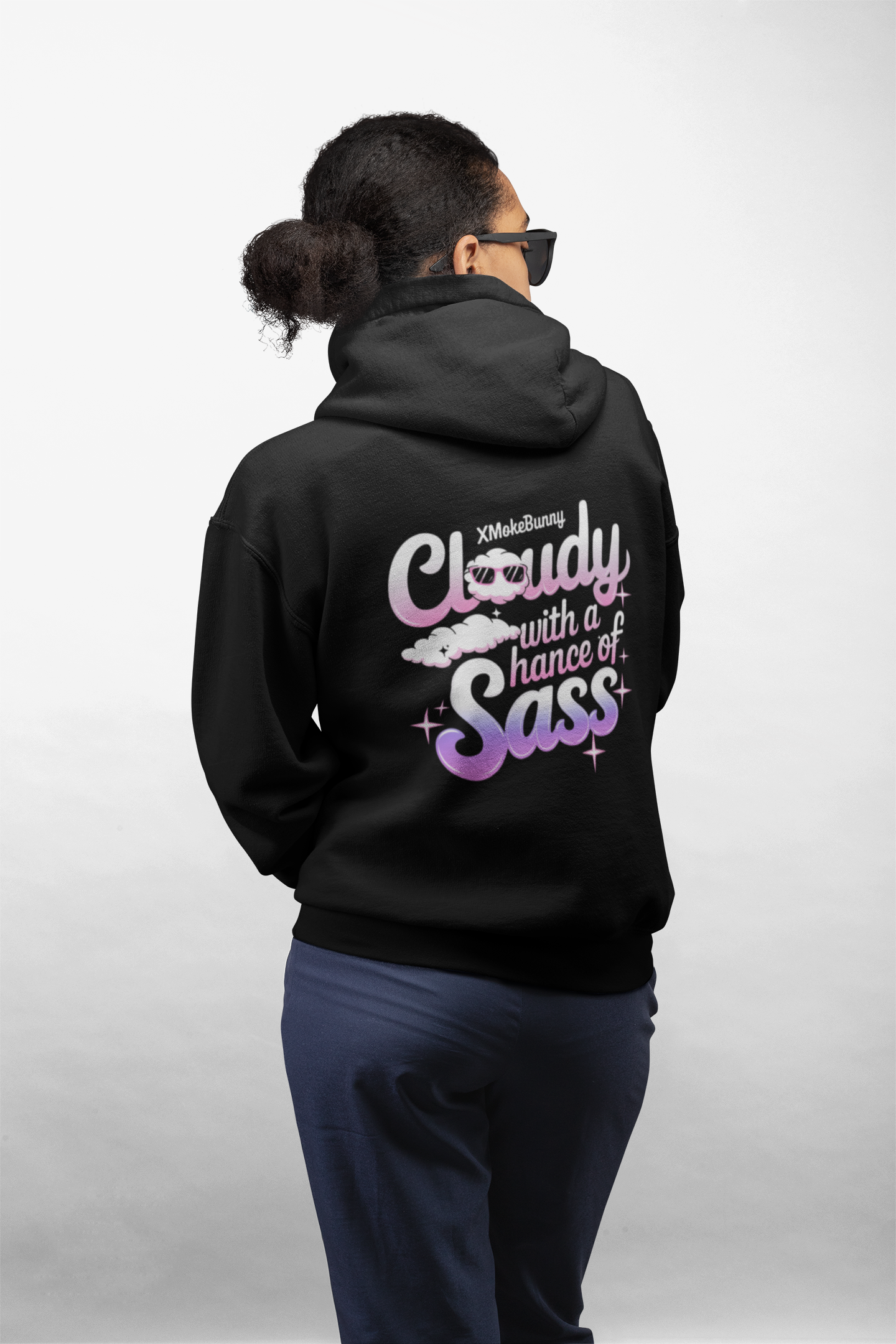 Cloudy With A Chance of Sass- Casual Graphic Hoodies for Adventurers