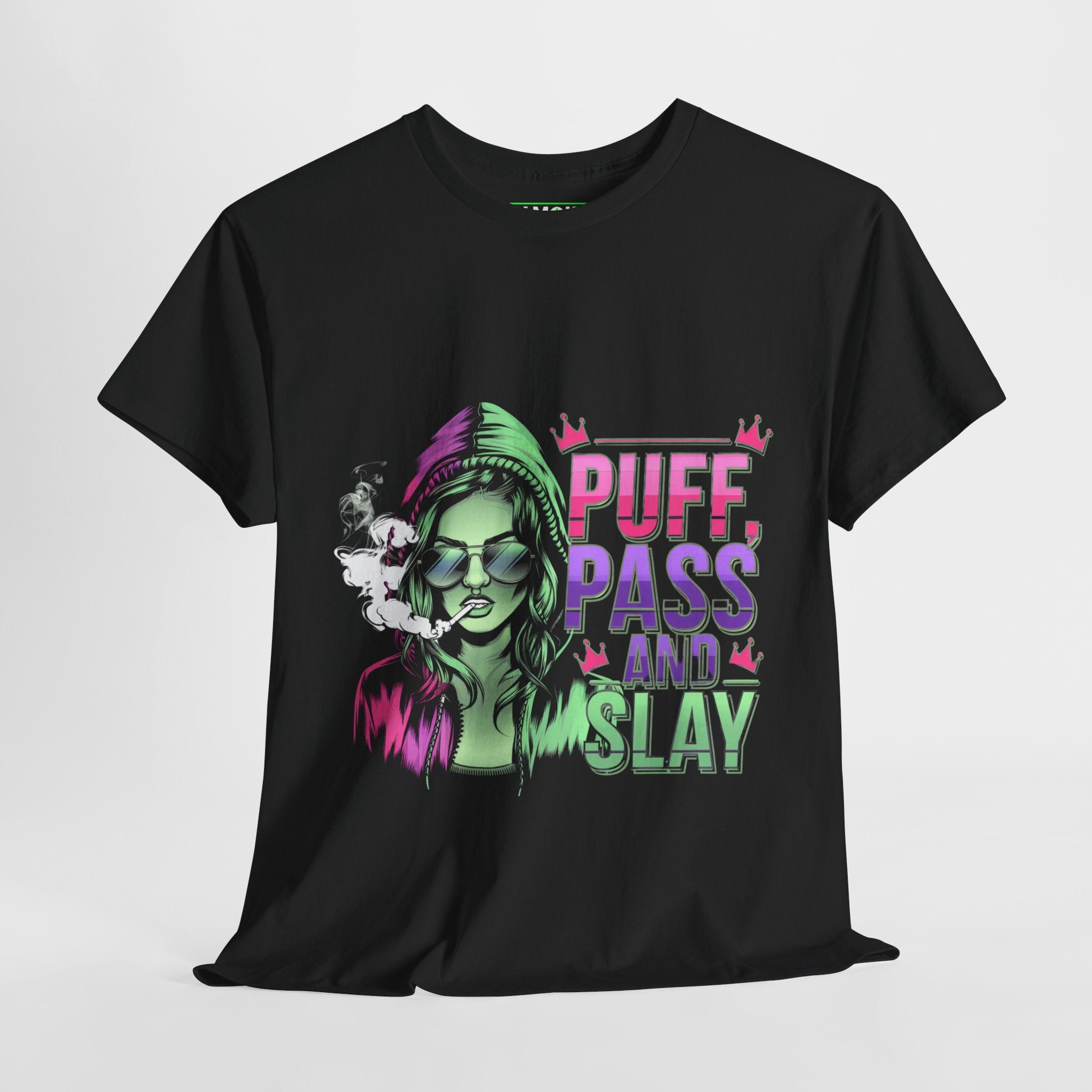 Puff, Pass And Slay- Casual Graphic T-Shirt for Adventurers