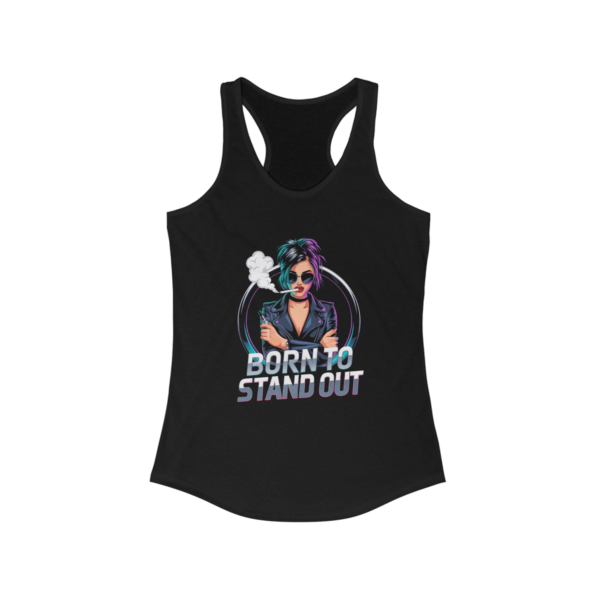 Born To Stand Out- Casual Graphic Tank Top for Adventurers