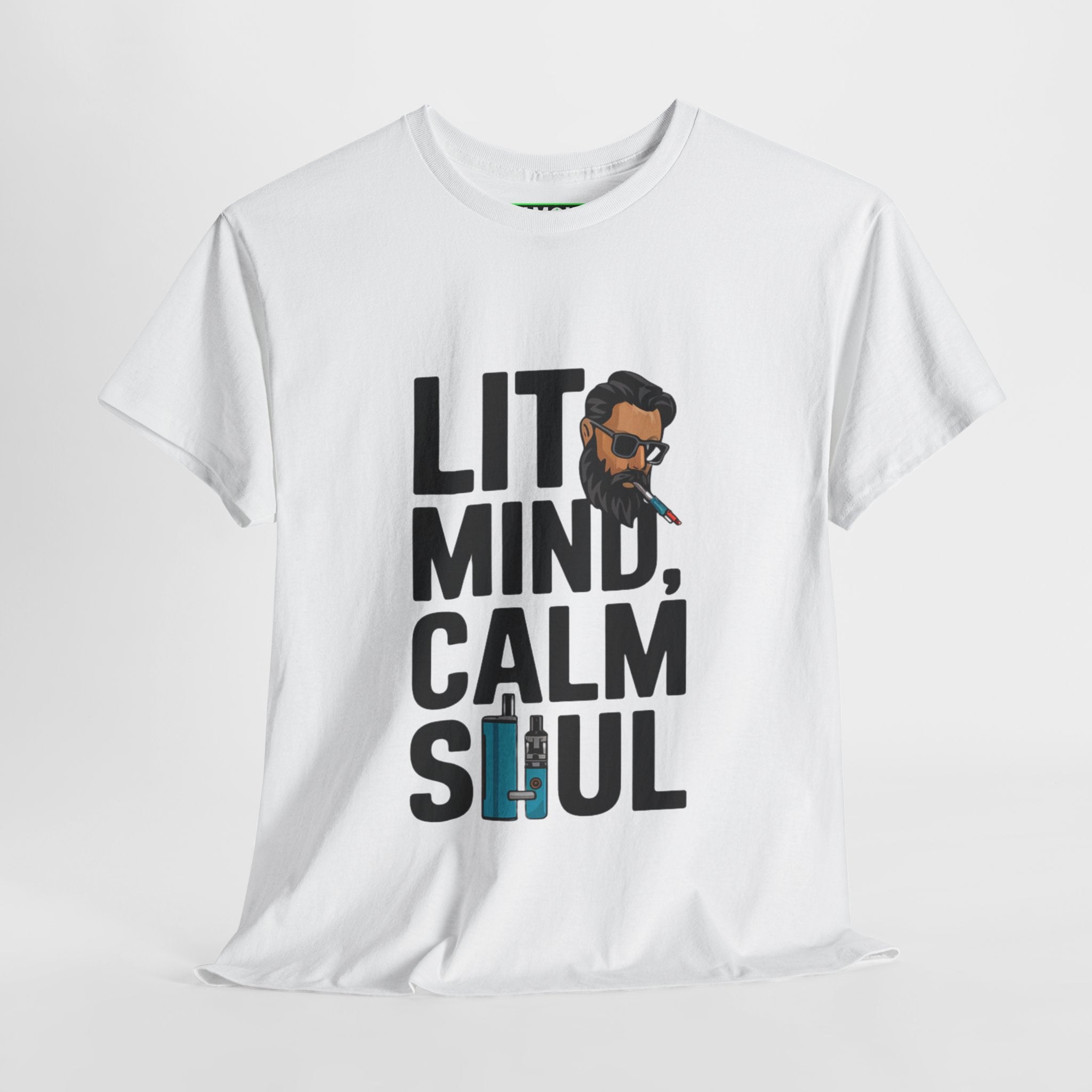 Lit Mind Calm Soul- Casual Graphic T-Shirt for Adventurers