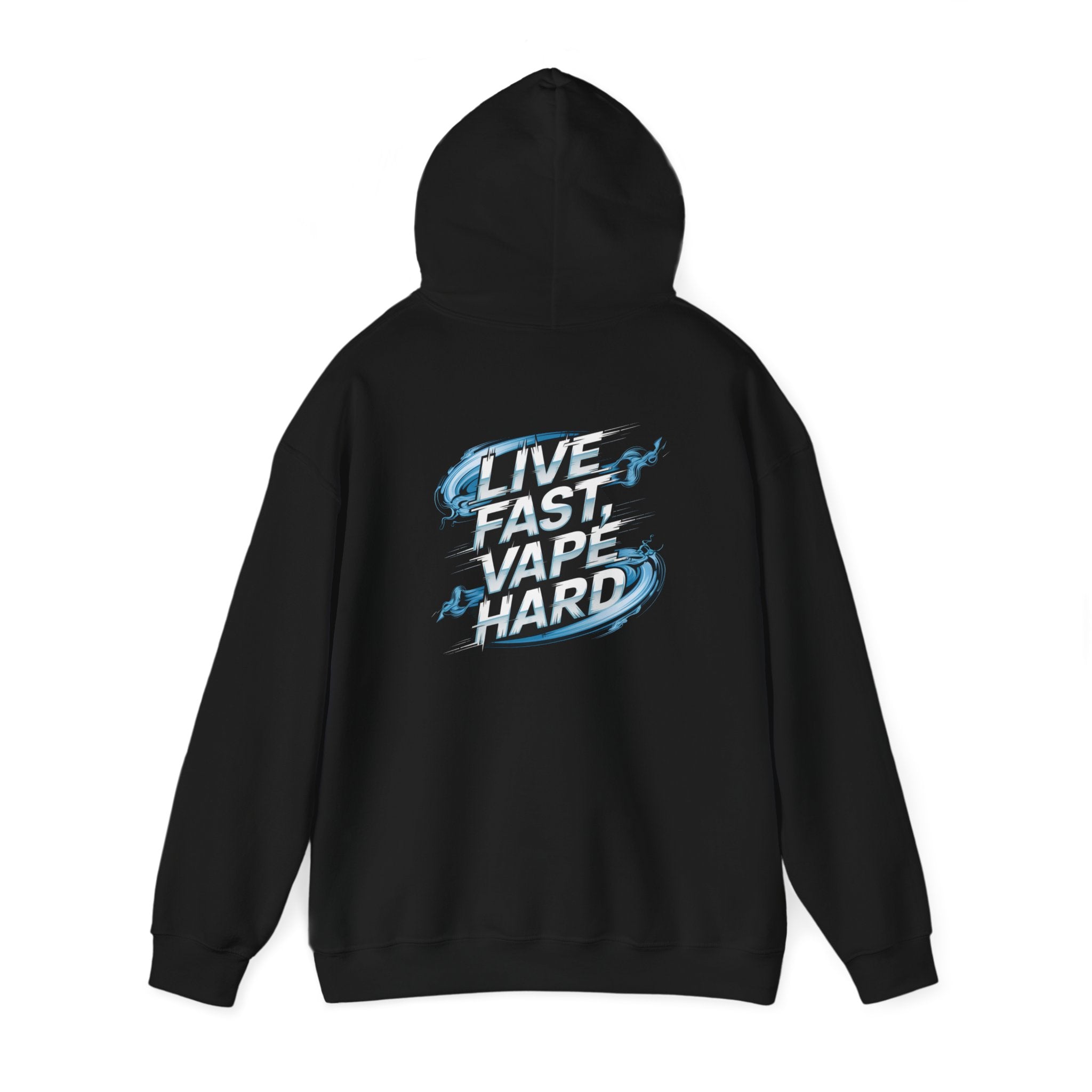 Live Fast, Vape Hard- Casual Graphic Hoodies for Adventurers