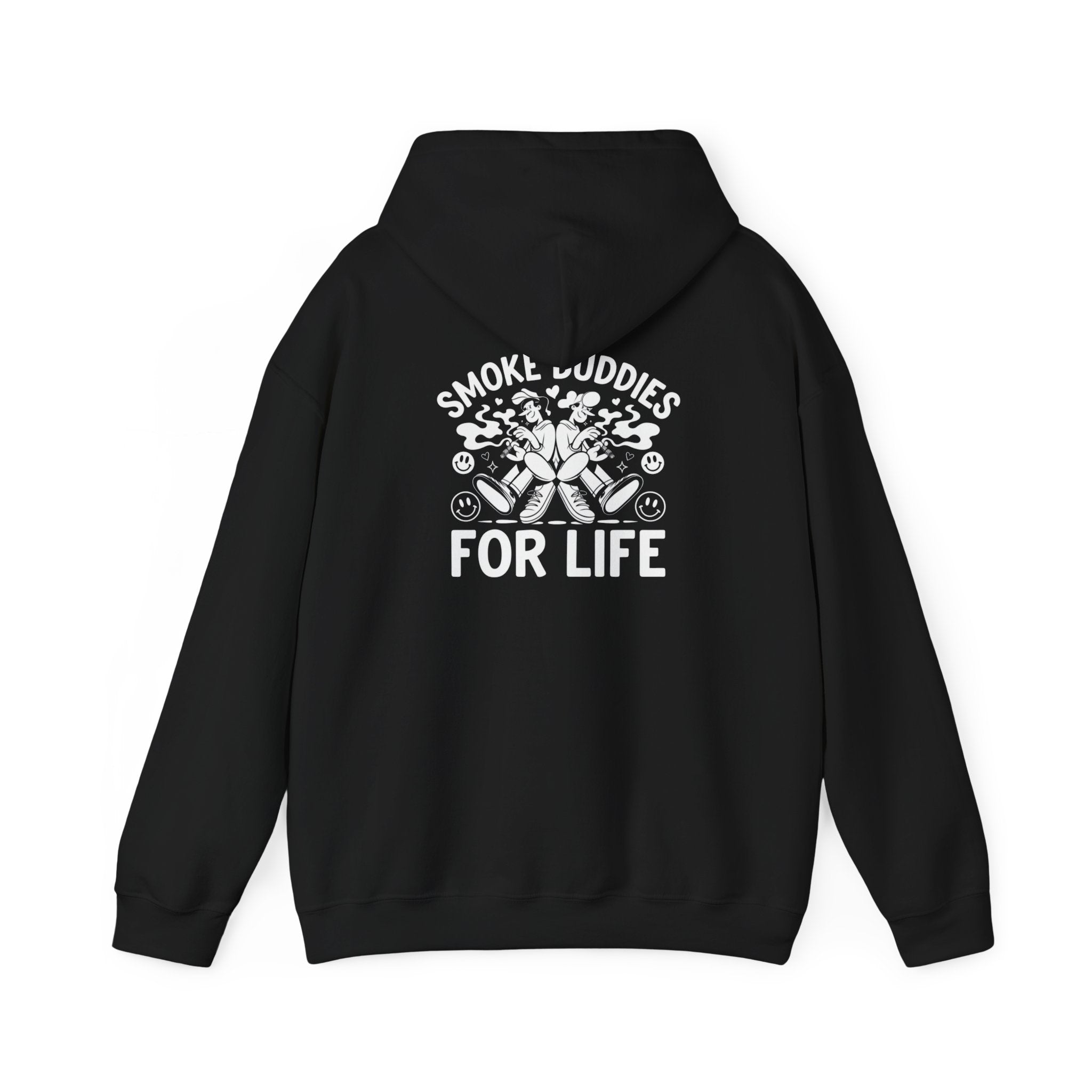 Smoke Buddies For Life- Casual Graphic Hoodies for Adventurers