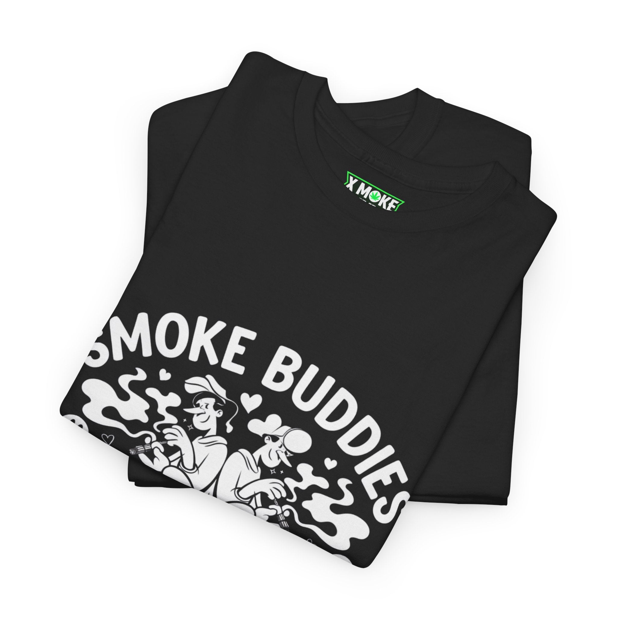 Smoke Buddies For Life- Casual Graphic T-Shirt for Adventurers