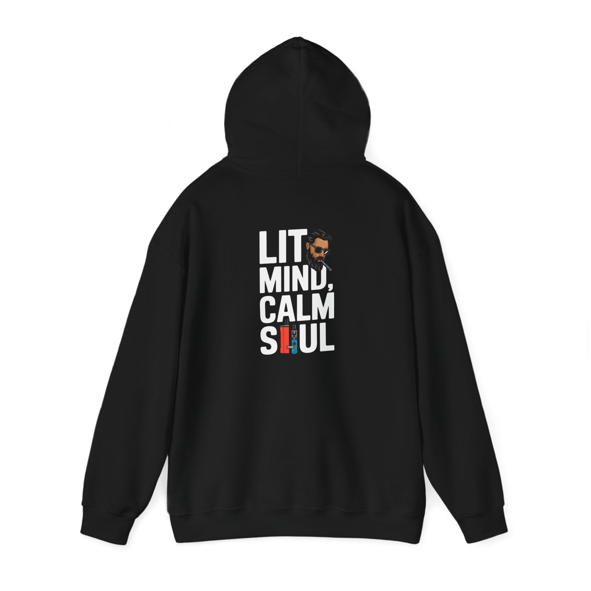 Lit Mind, Calm Soul- Casual Graphic Hoodies for Adventurers