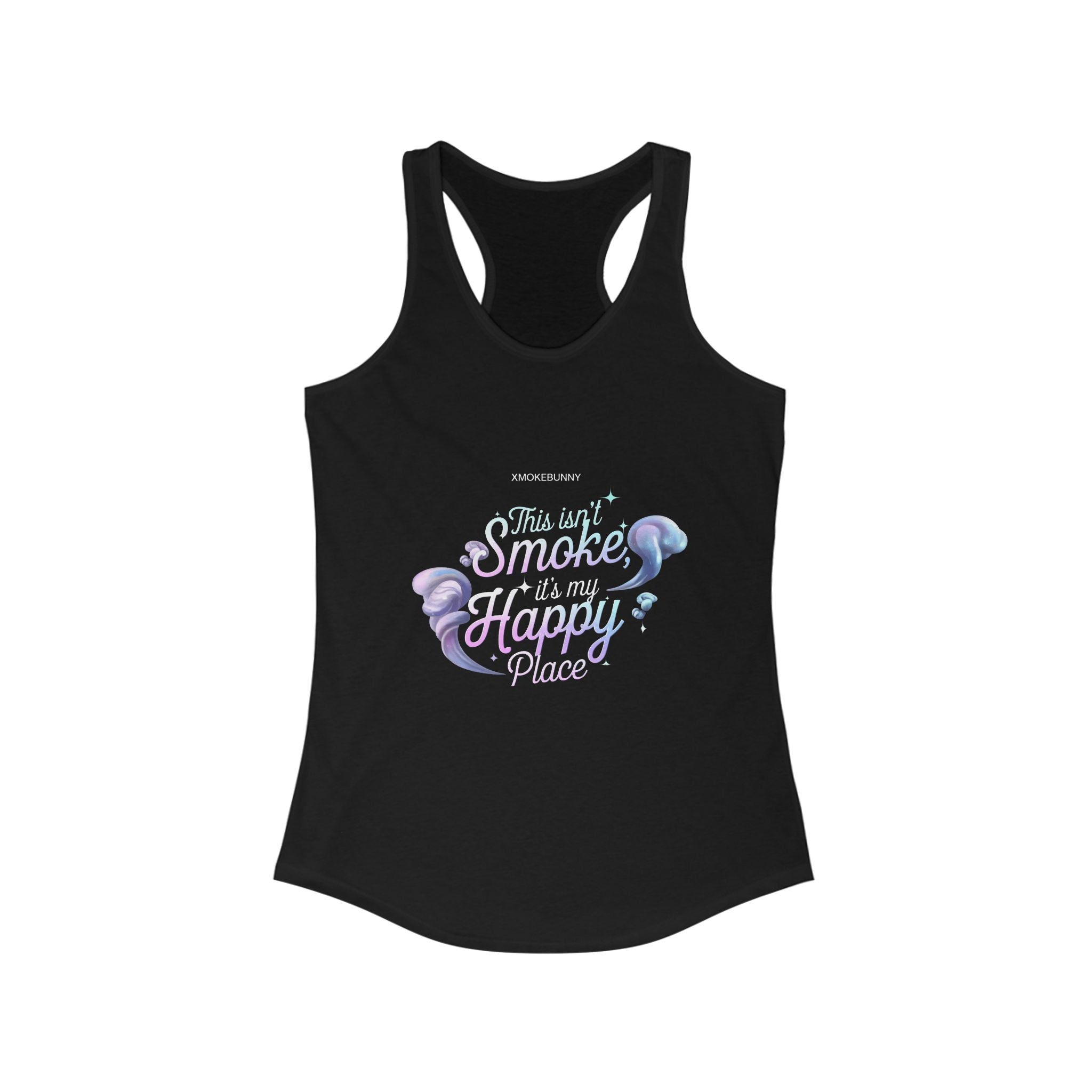 This Isn't Smoke, It's My Happy Place- Casual Graphic Tank Top for Adventurers