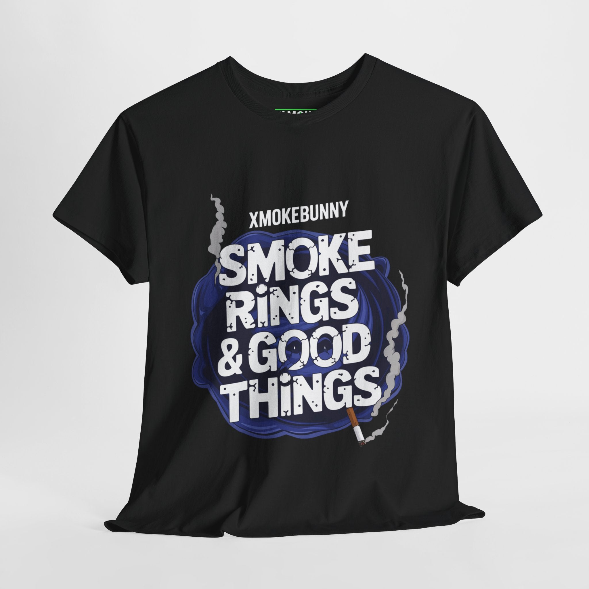 Smoke Rings & Good Things- Casual Graphic T-Shirt for Adventurers