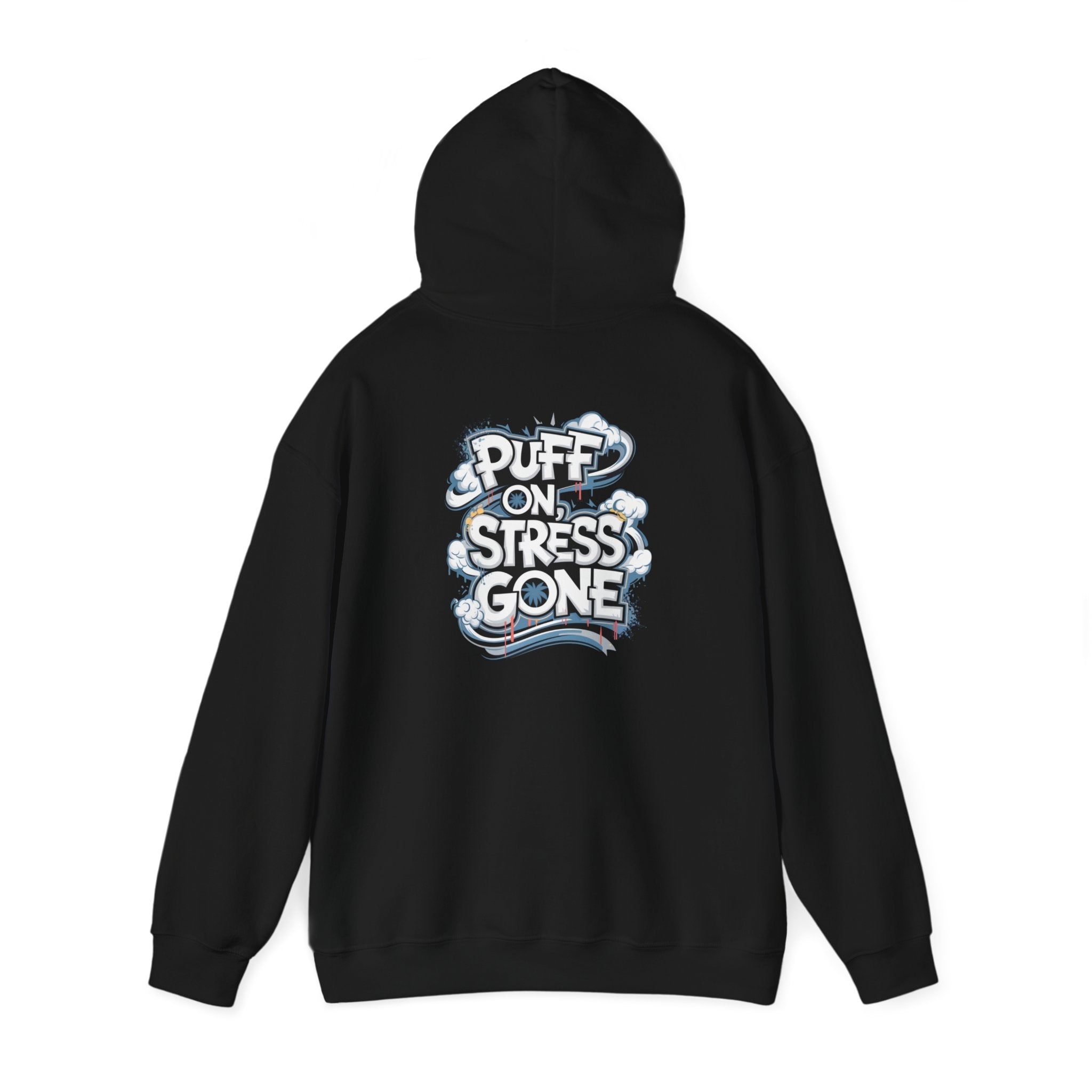 Puff On Stress Gone - New Year Crewneck Hoodie