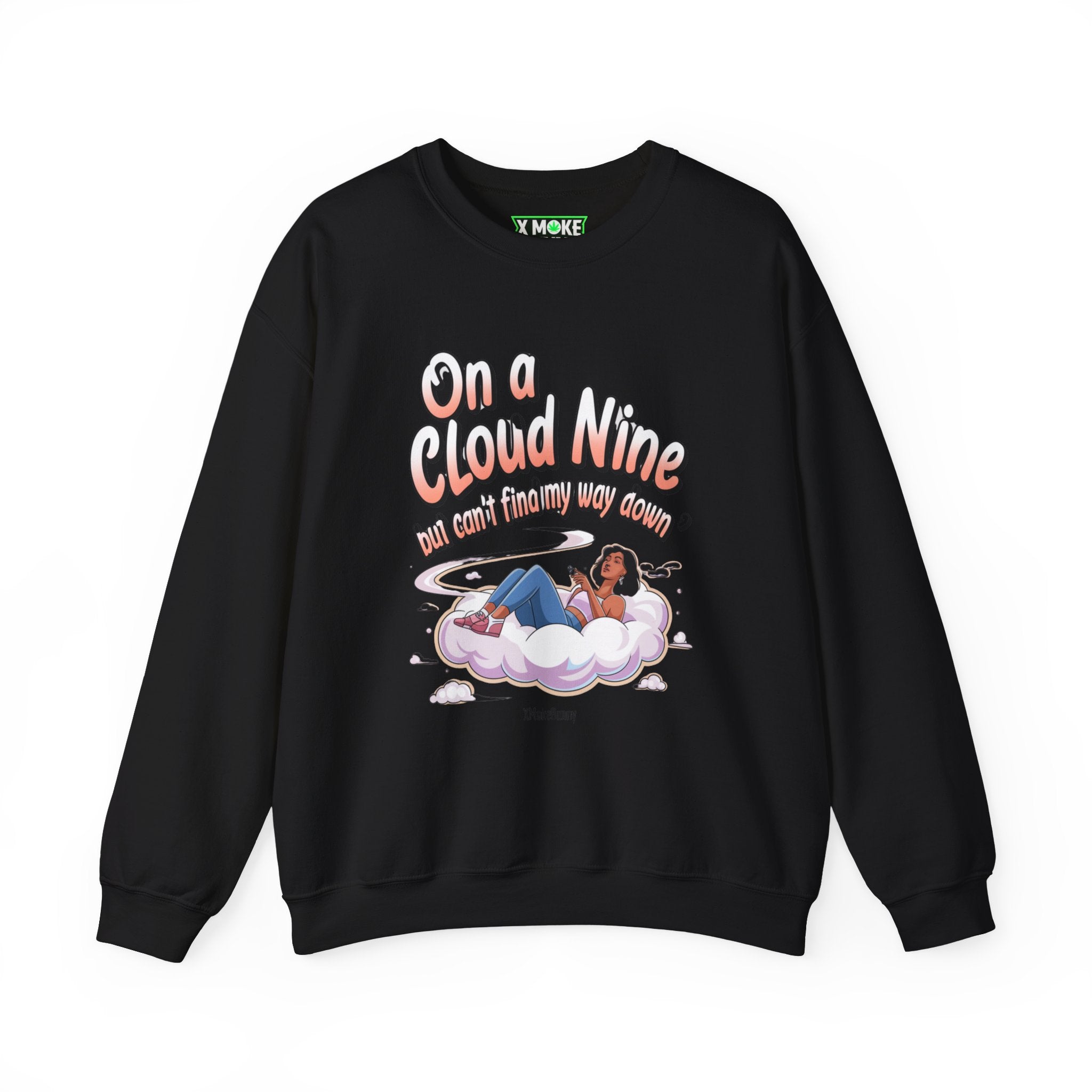 On A Cloud 9- Casual Graphic Sweatshirt for Adventurers