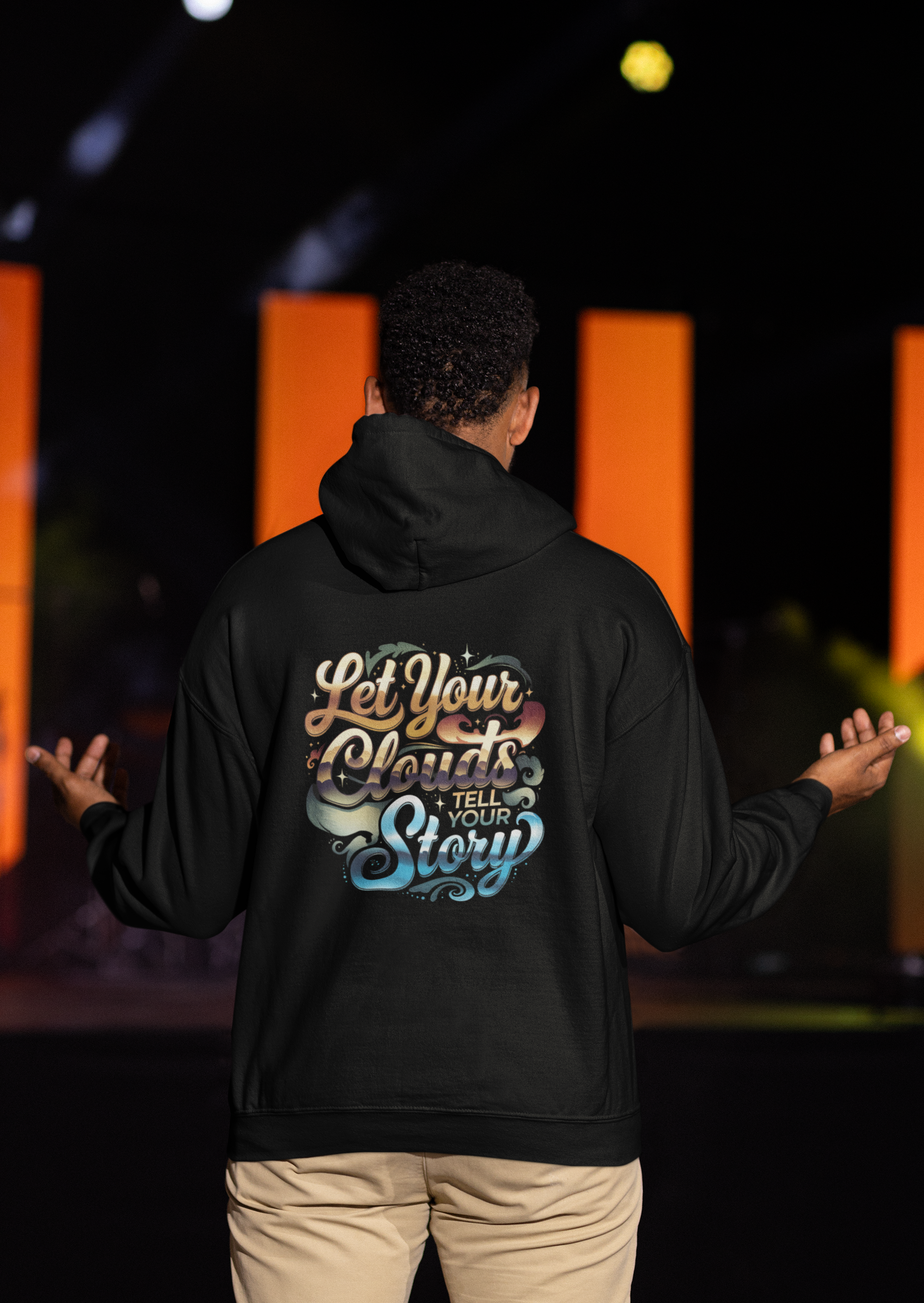 Let Your Clouds Tell Your Story - New Year Crewneck Hoodie