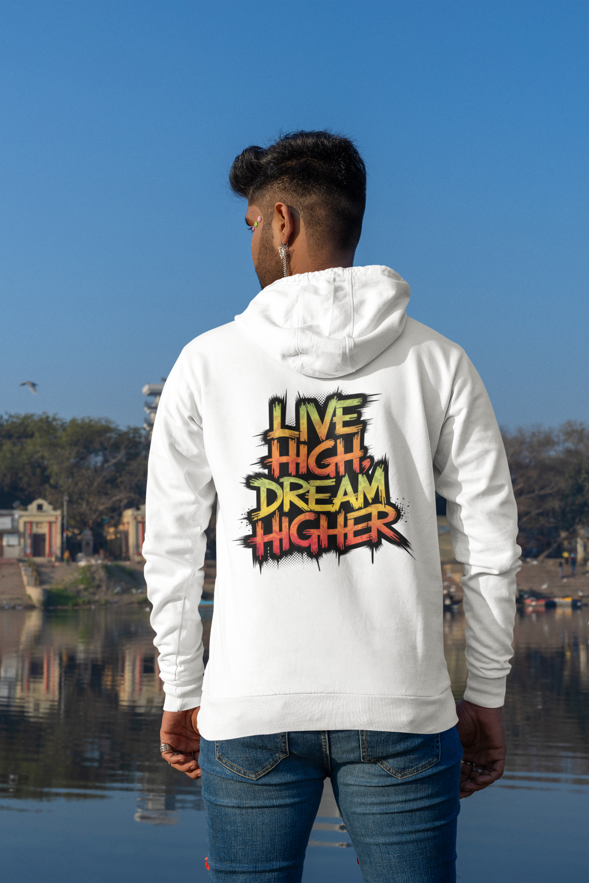 Live High, Dream Higher - New Year Crewneck Hoodie