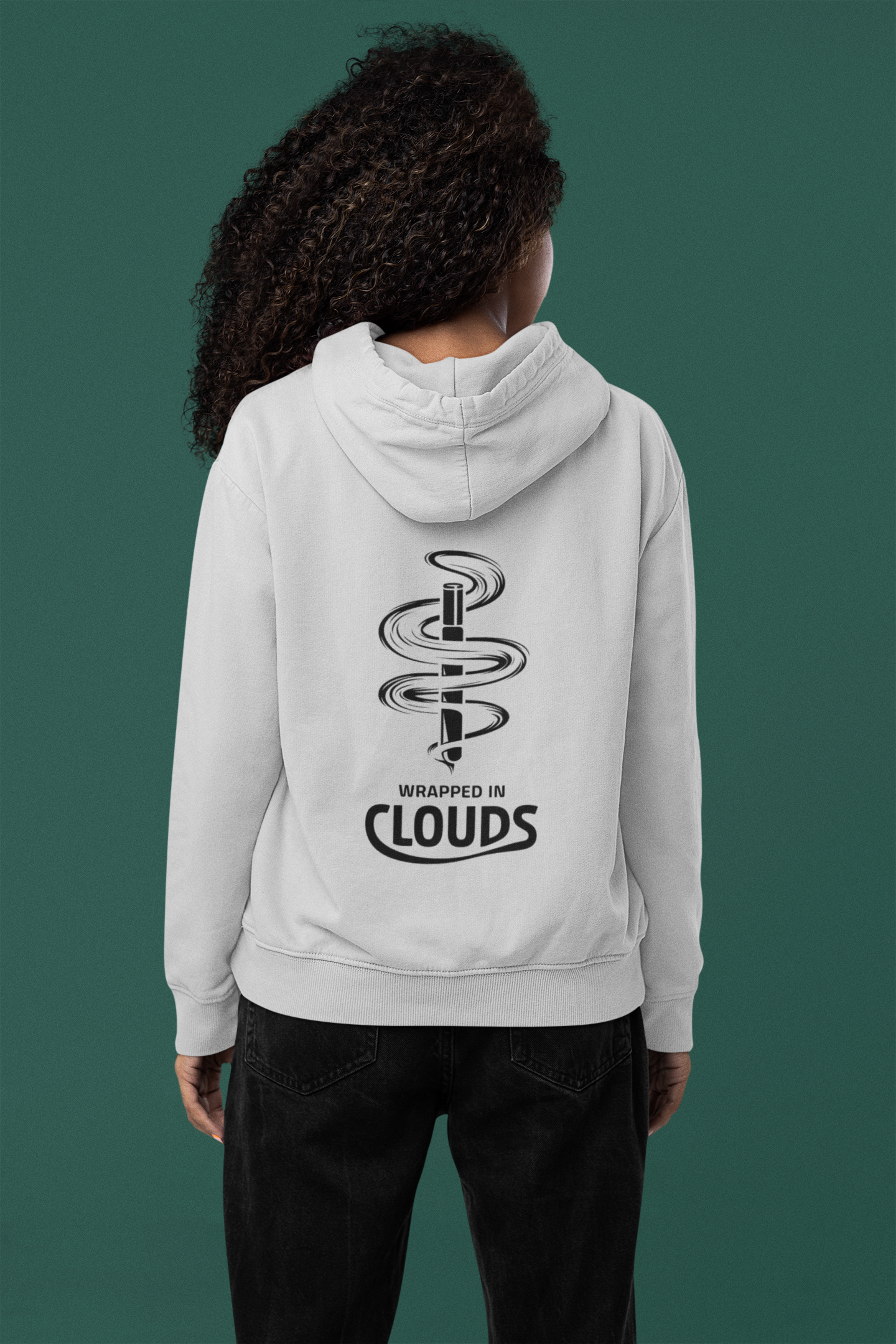 Wrapped in Clouds! Christmas Crewneck Hoodie