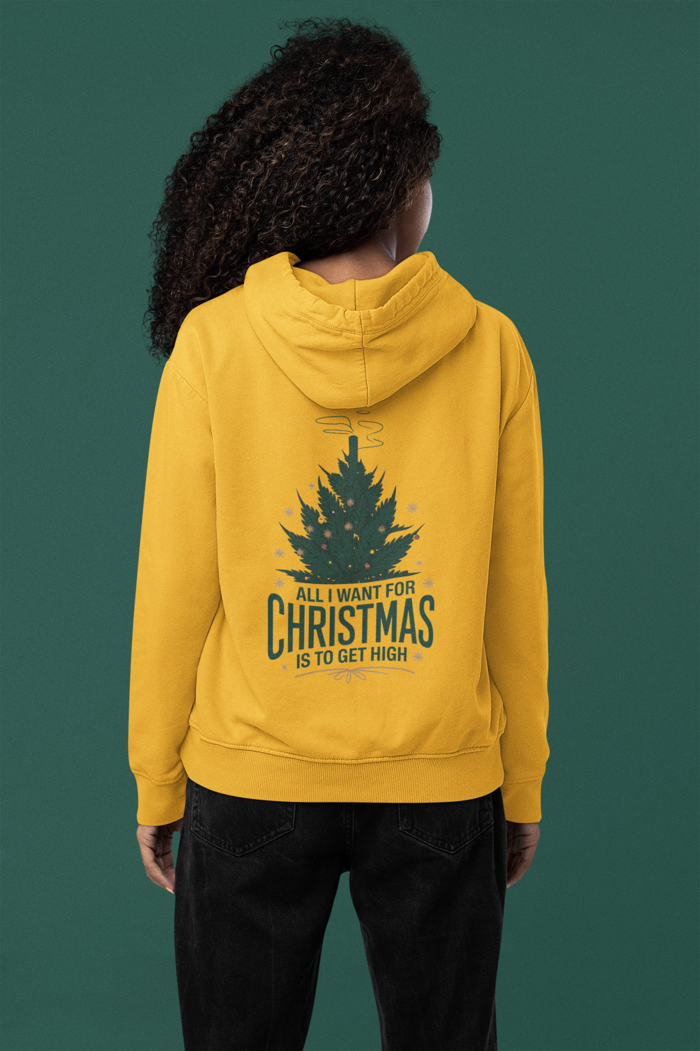 All I Want for Christmas, Is to Get High! Christmas Crewneck Hoodie