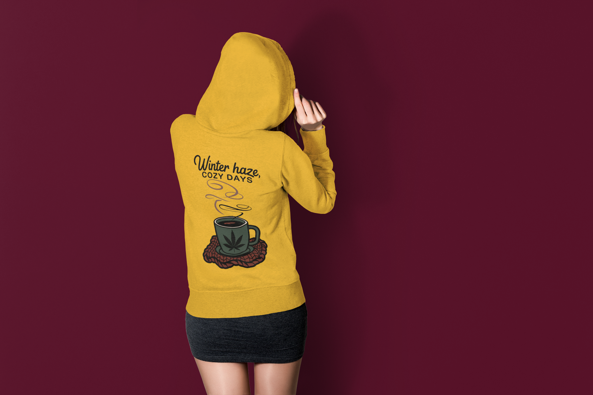 Winter Haze Cozy Days! Christmas Crewneck Hoodie