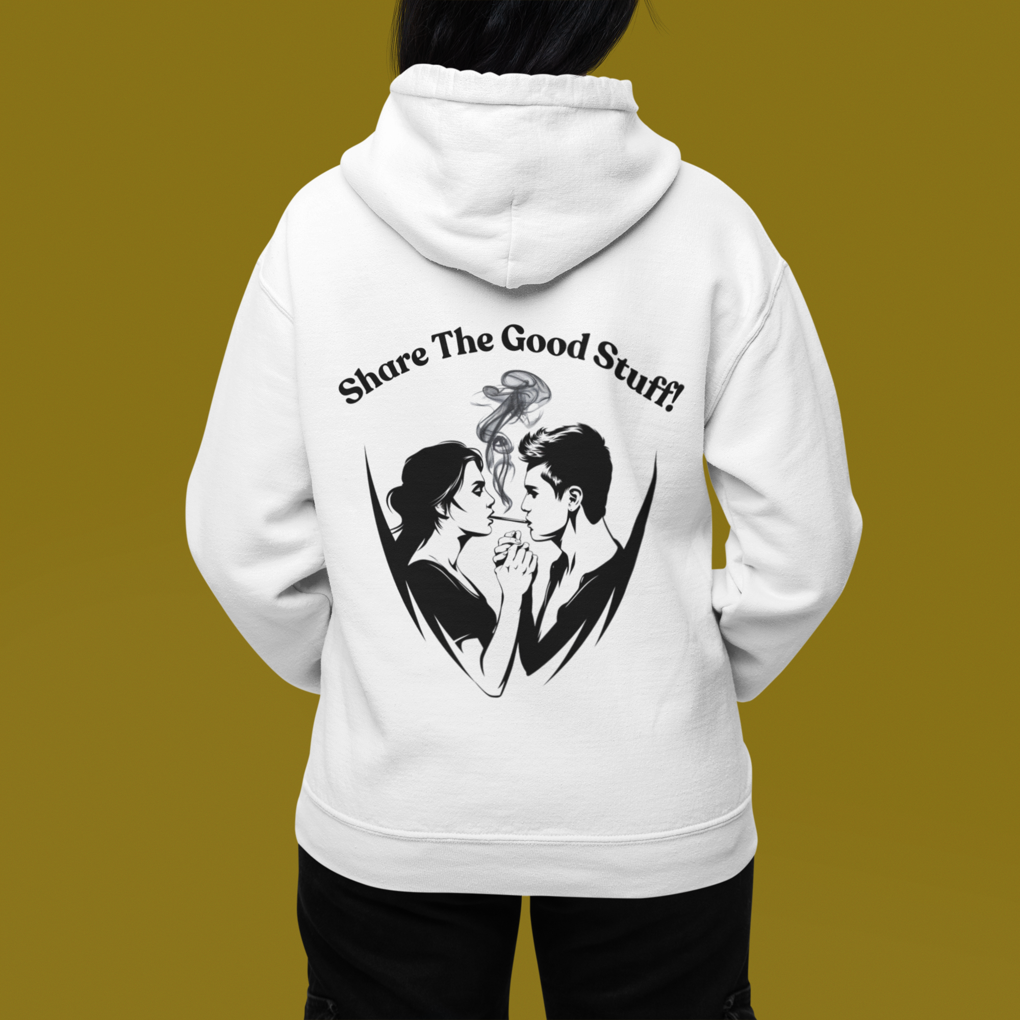 Share The Good Stuff! Christmas Crewneck Hoodie