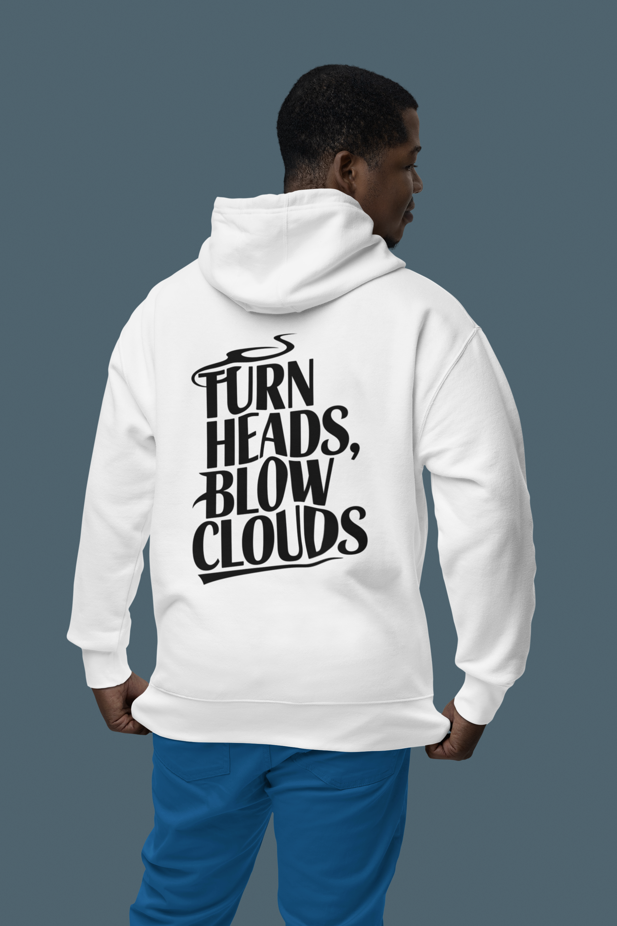 Turn Heads, Blow Clouds’ Design - New Year Crewneck Hoodie