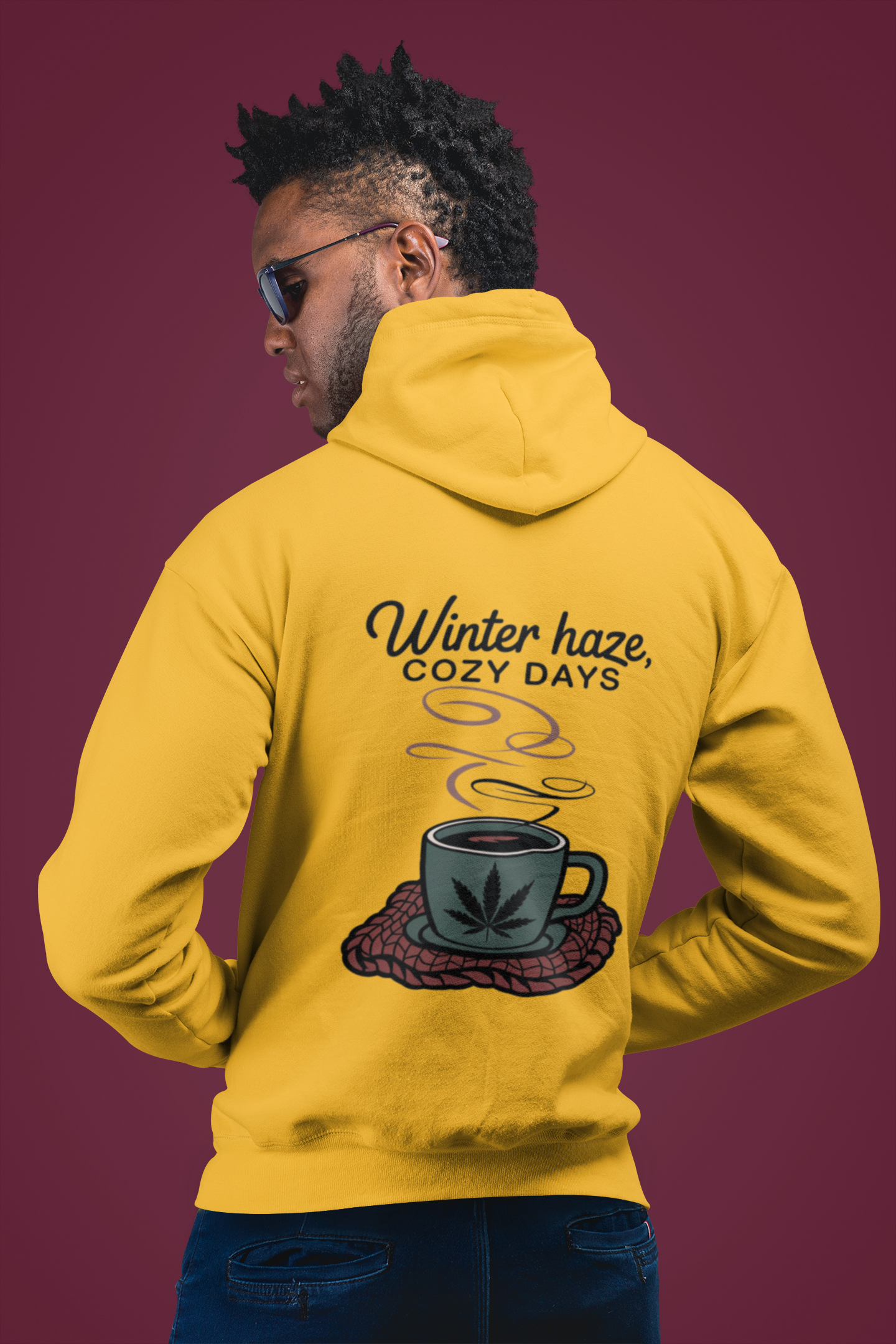 Winter Haze Cozy Days! Christmas Crewneck Hoodie