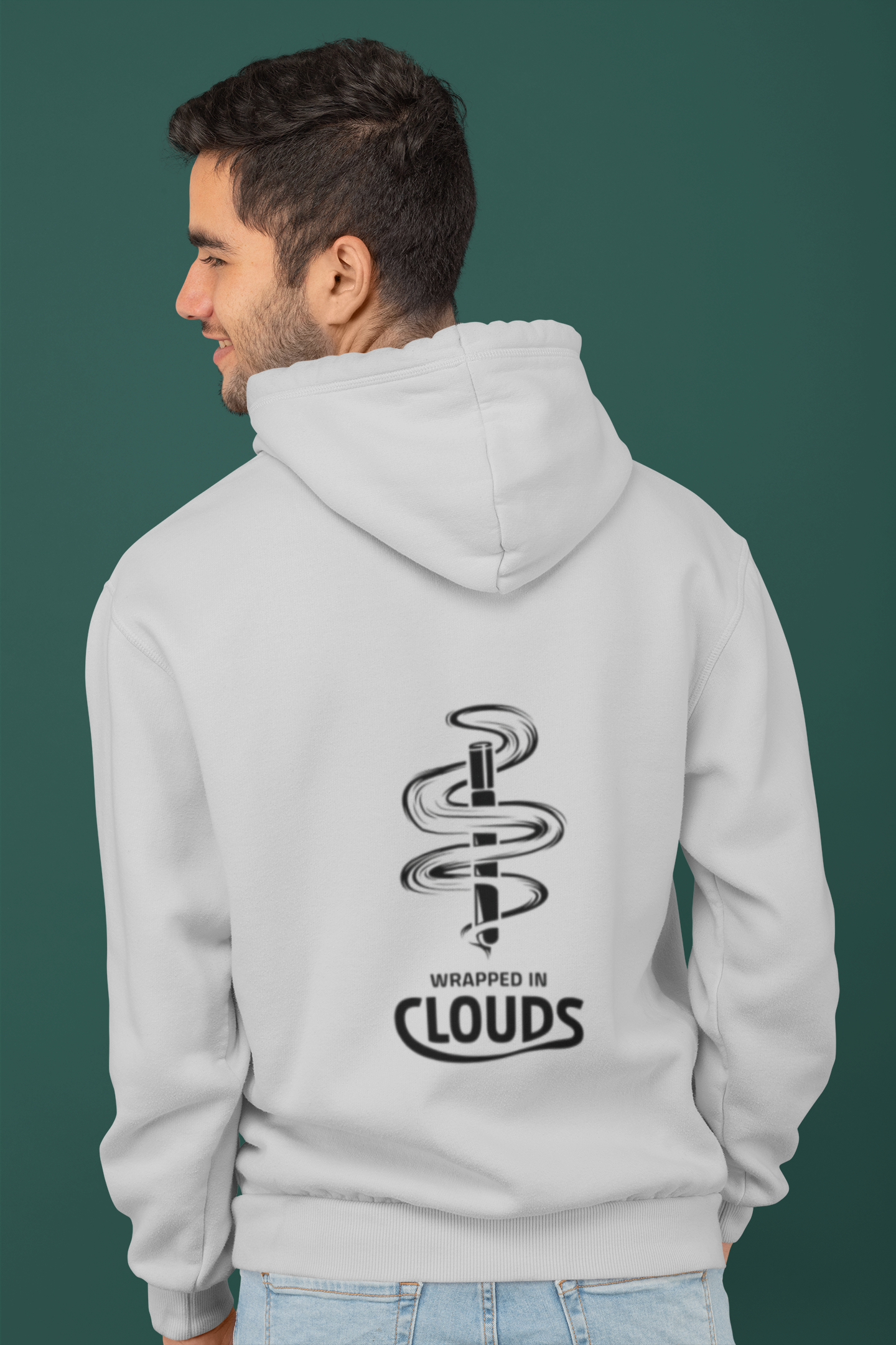 Wrapped in Clouds! Christmas Crewneck Hoodie