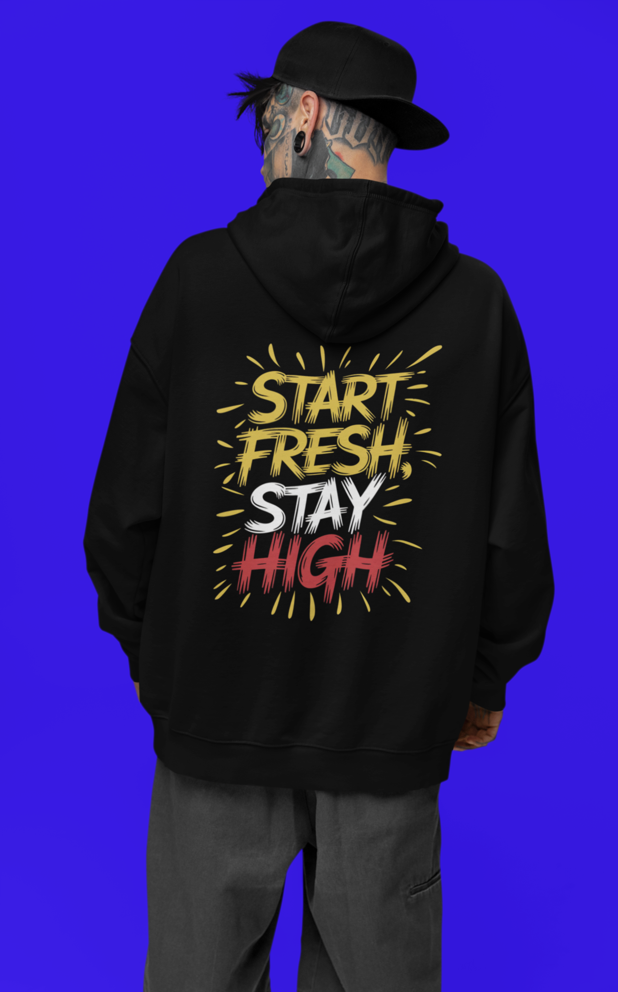 Start Fresh, Stay High - New Year Crewneck Hoodie