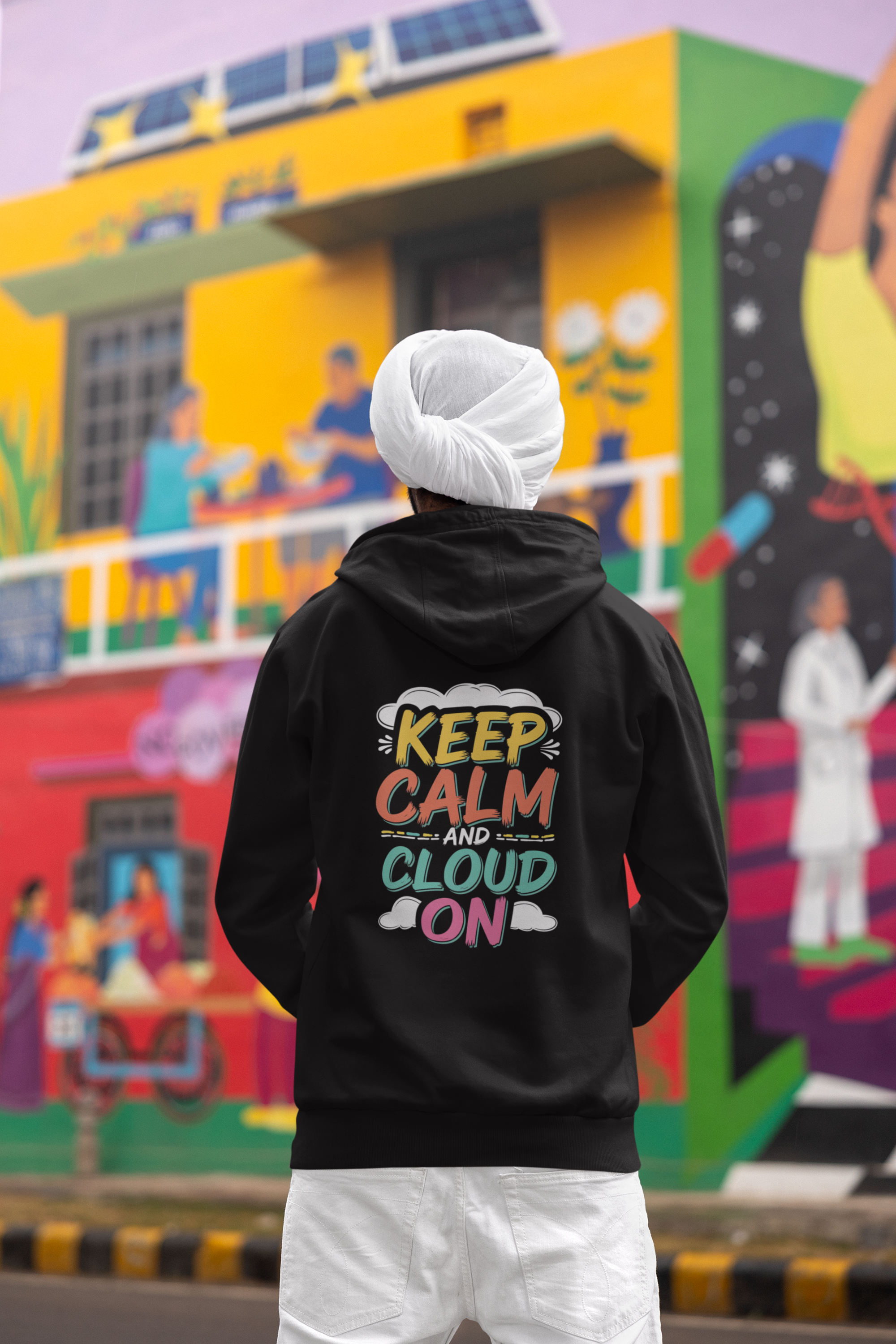 Keep Calm And Cloud On_ New Year Crewneck Hoodie