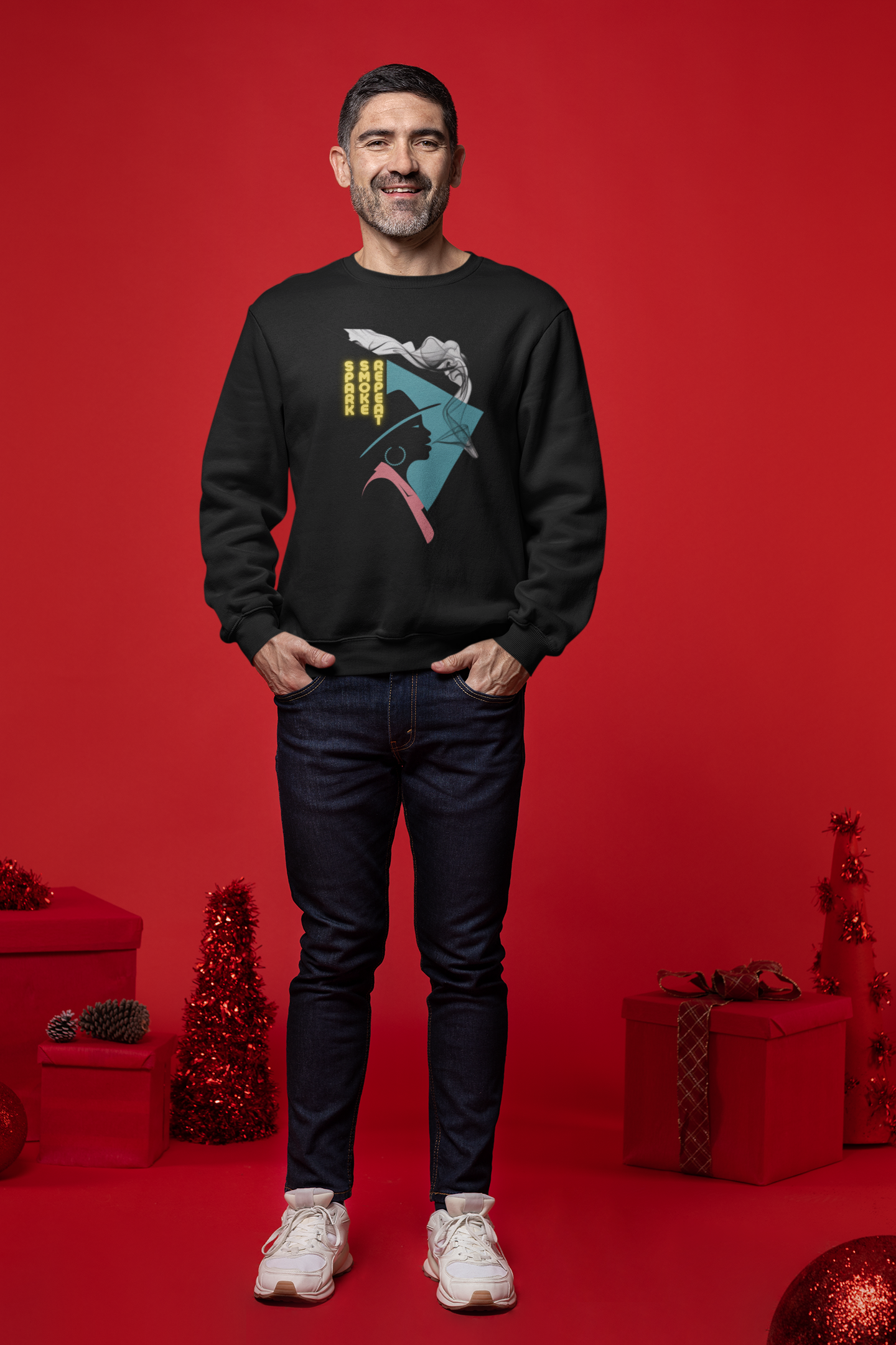 Spark Your Dreams! Christmas Crewneck Sweatshirt