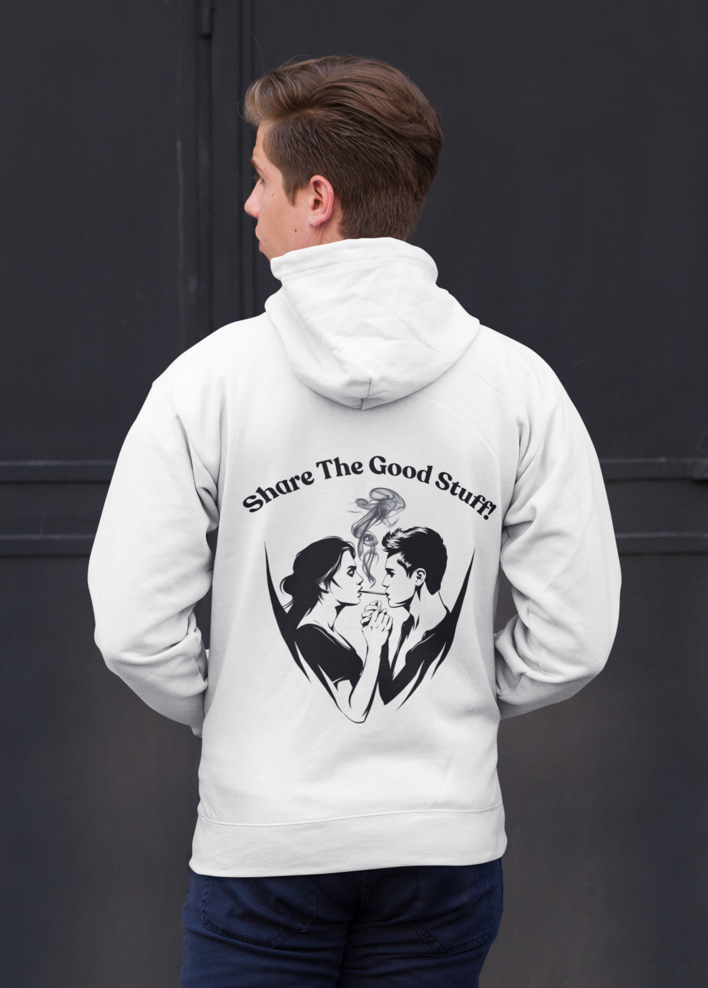 Share The Good Stuff! Christmas Crewneck Hoodie