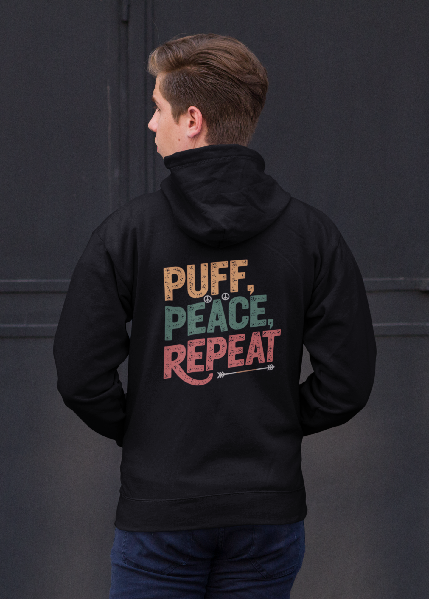 Puff, Peace, Repeat - New Year Crewneck Hoodie