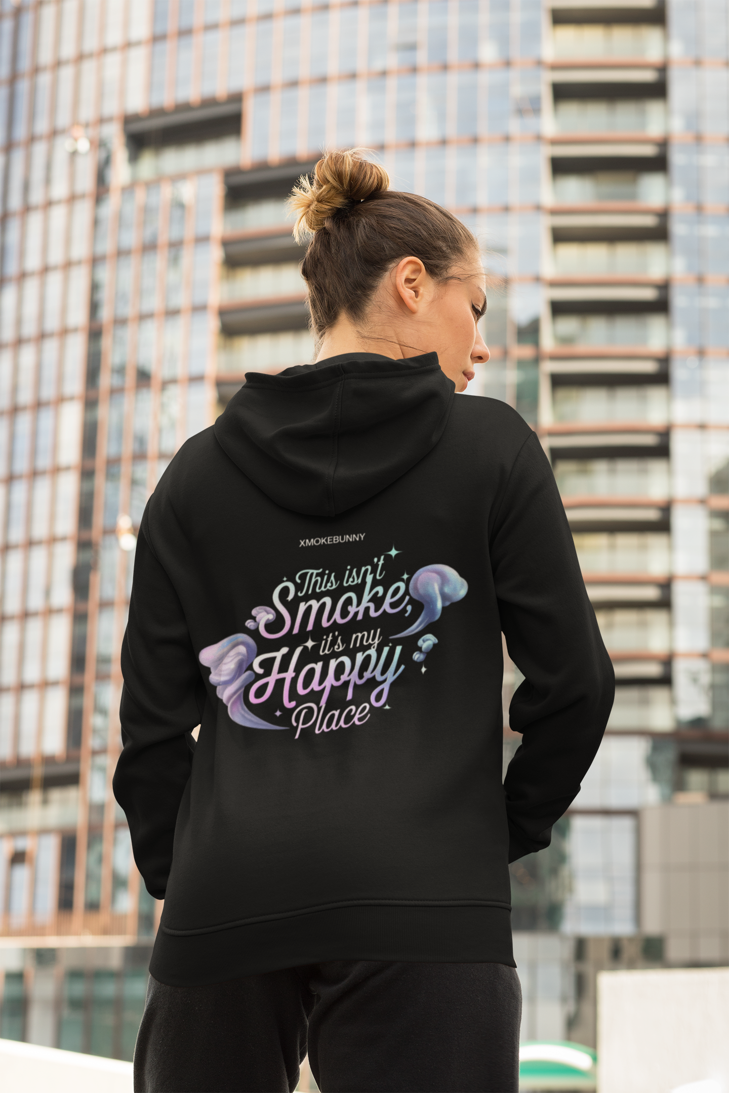 This Isn't Smoke, It's My Happy Place- Casual Graphic Hoodies for Adventurers