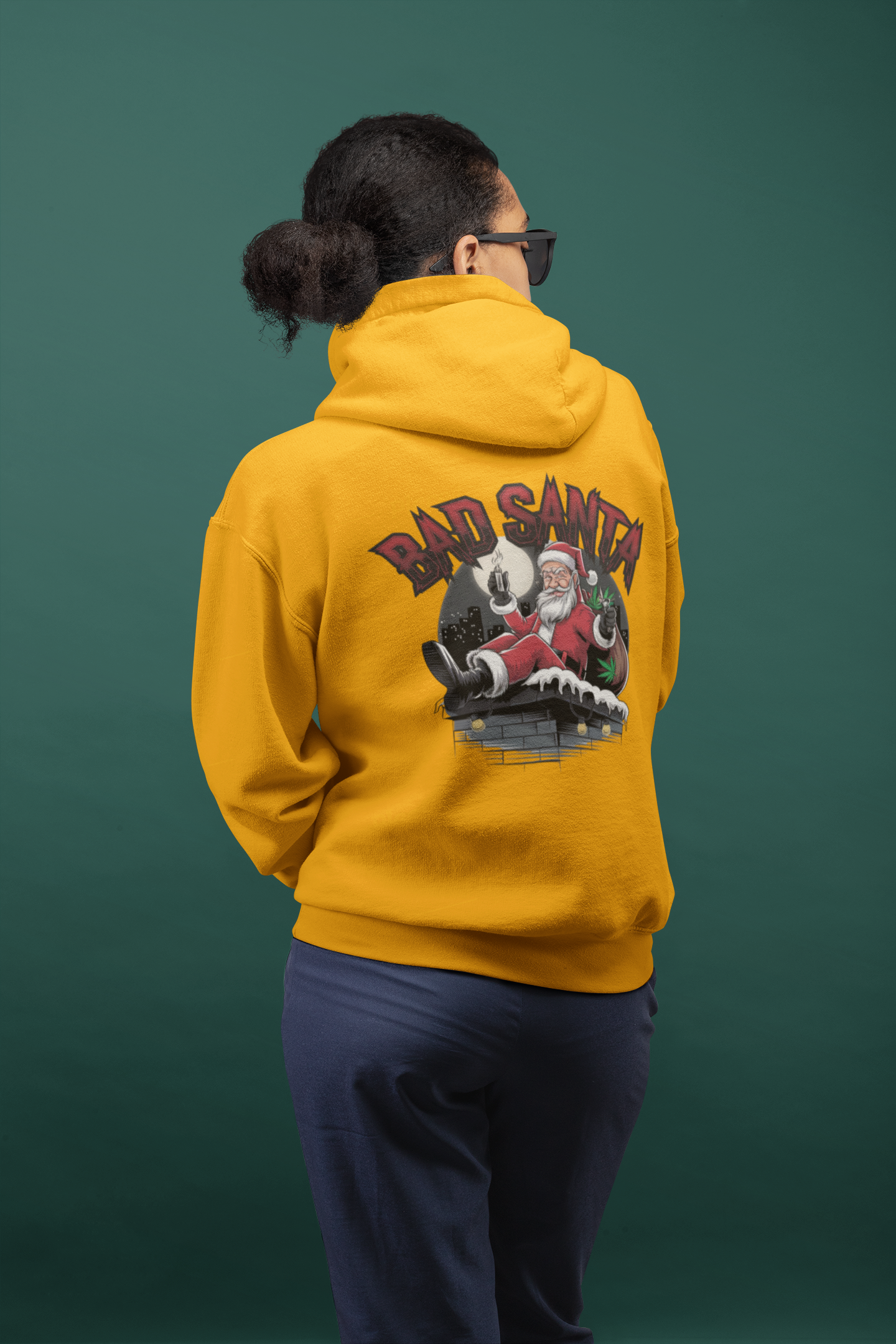 Bad Santa! Christmas Crewneck Hoodie