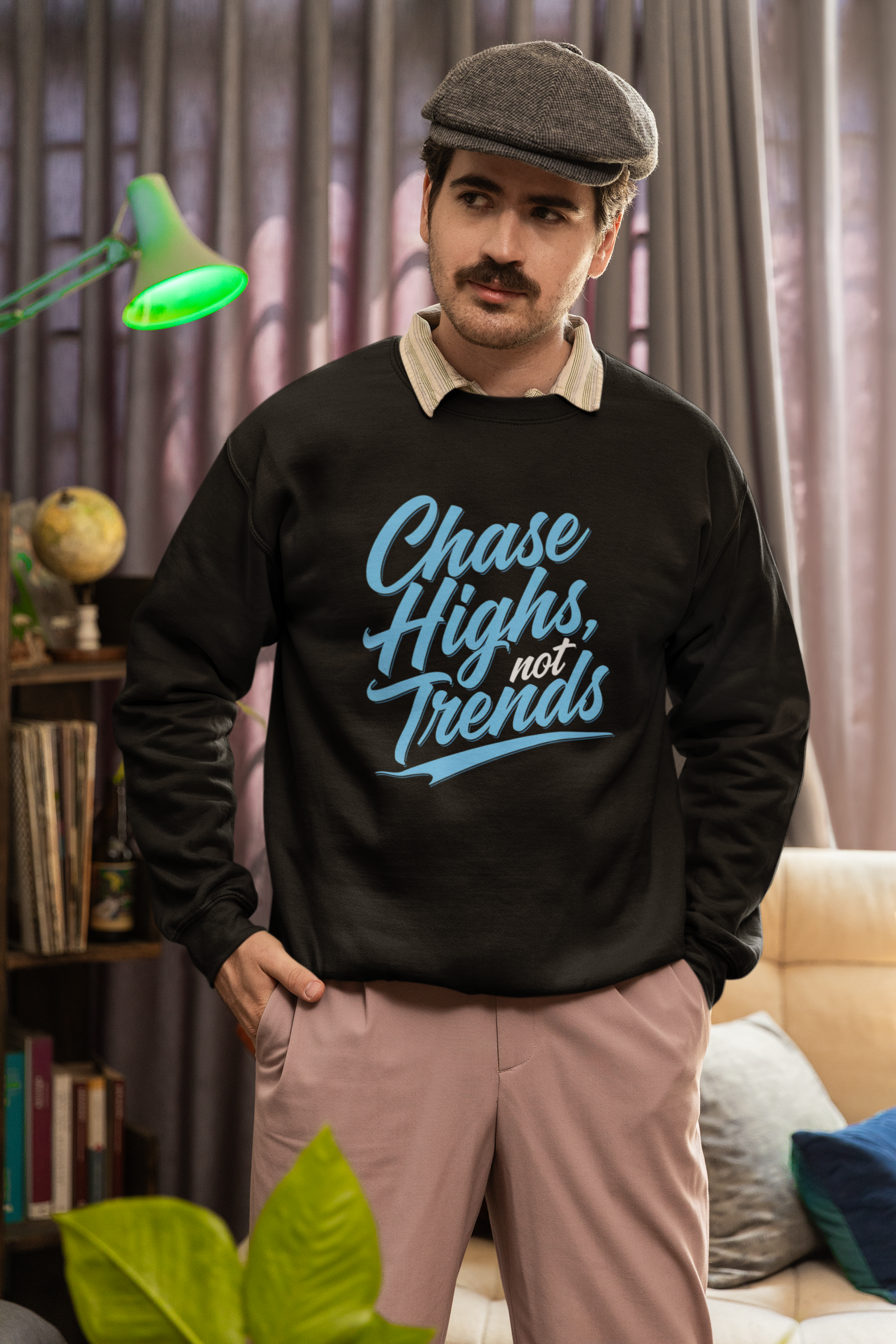 Chase Highs, Not Trends - New Year Crewneck Sweatshirt