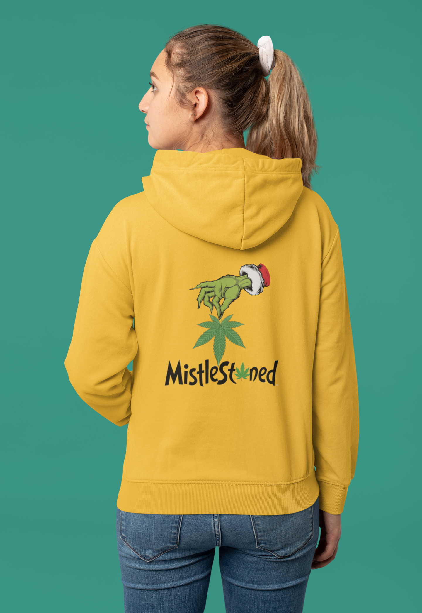 Mistle Stoned! Christmas Crewneck Hoodie