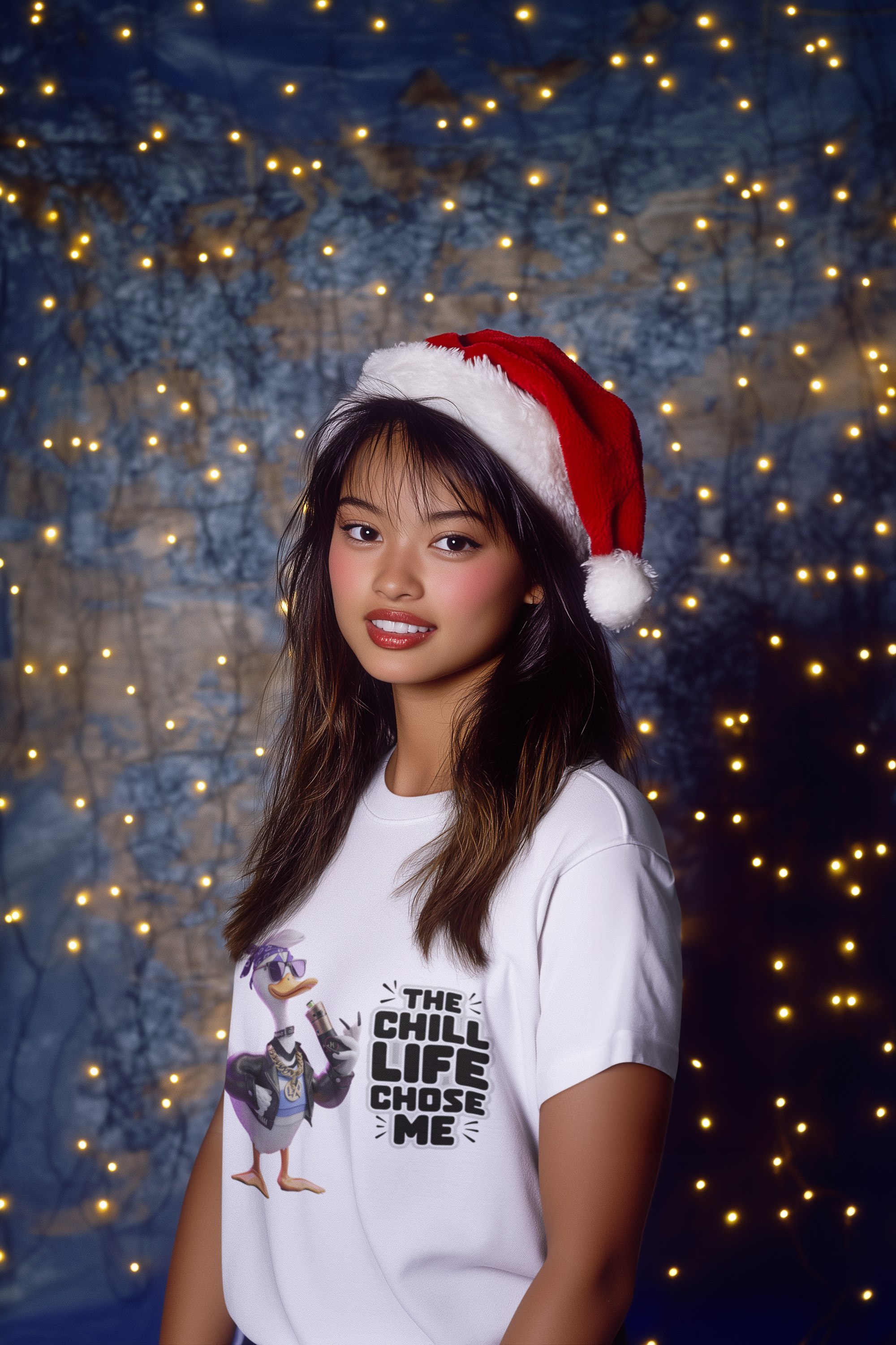 Chill Life! Christmas Crewneck T- Shirt